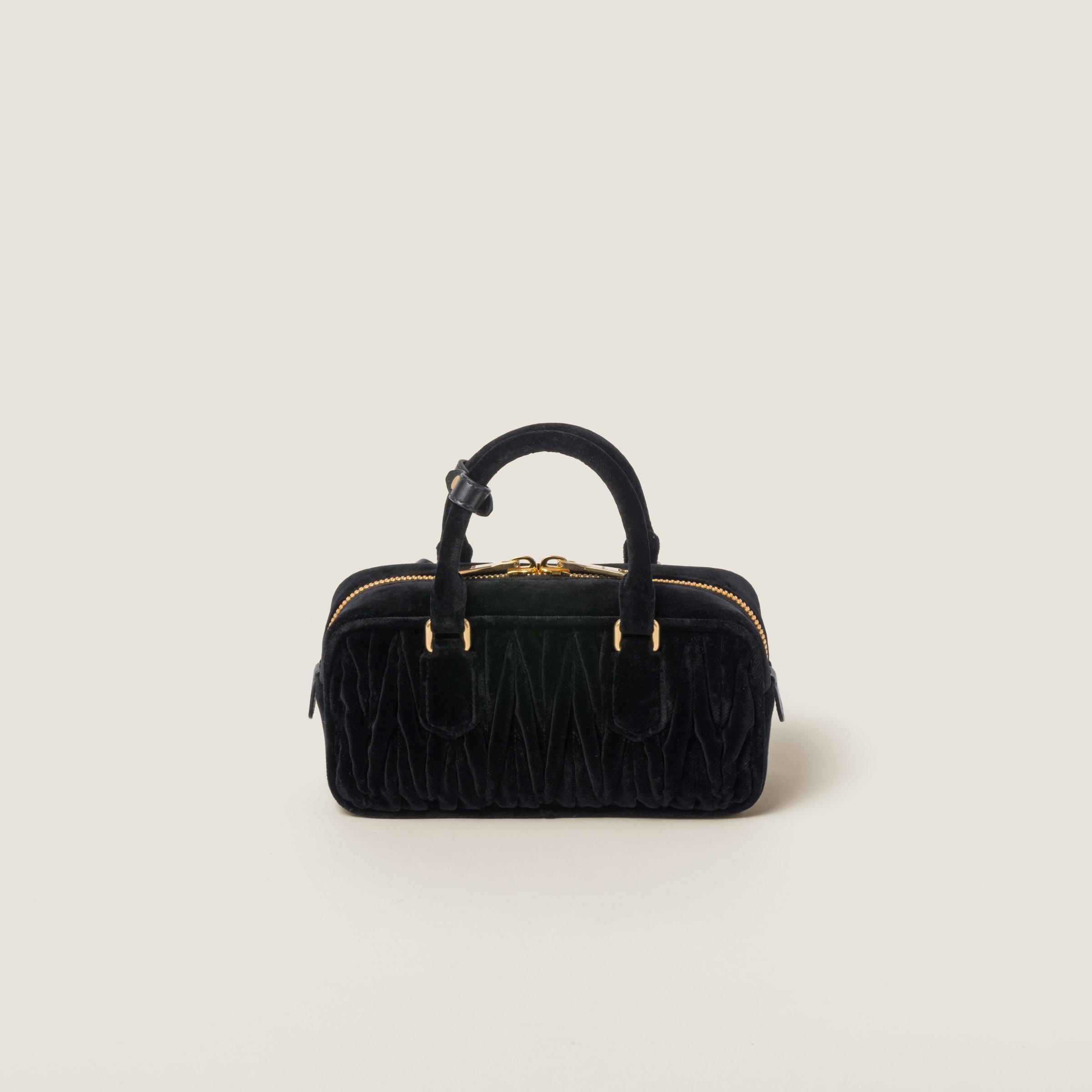 Arcadie Matelassé velvet bag - 4