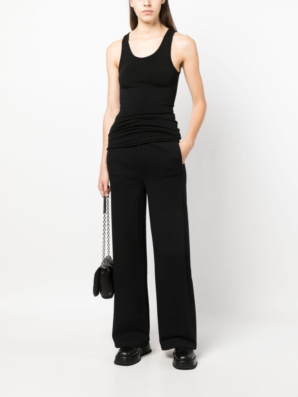 round-neck sleeveless tank top - 2