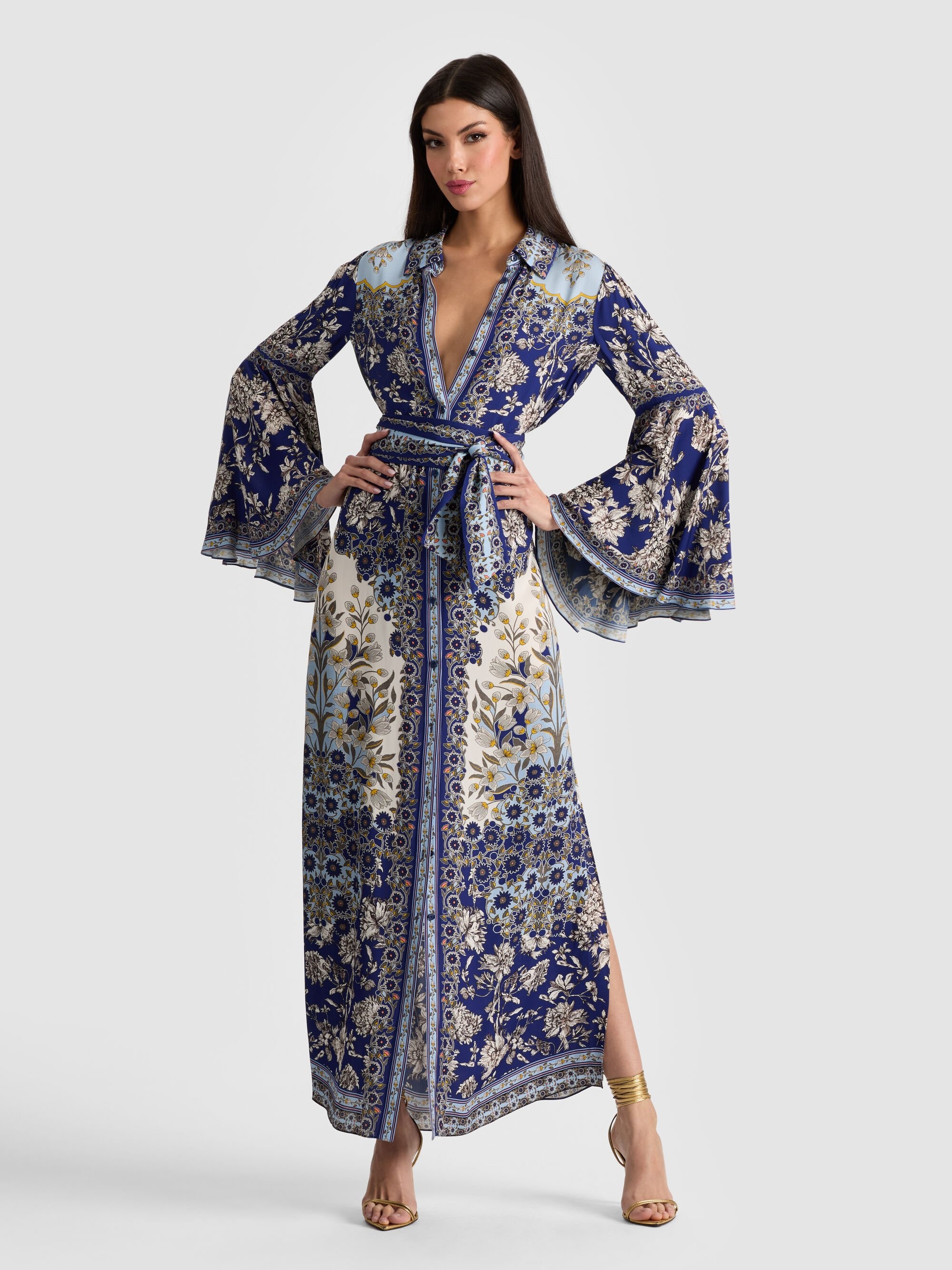 CHASSIDY BELL SLEEVE DRESS - 5