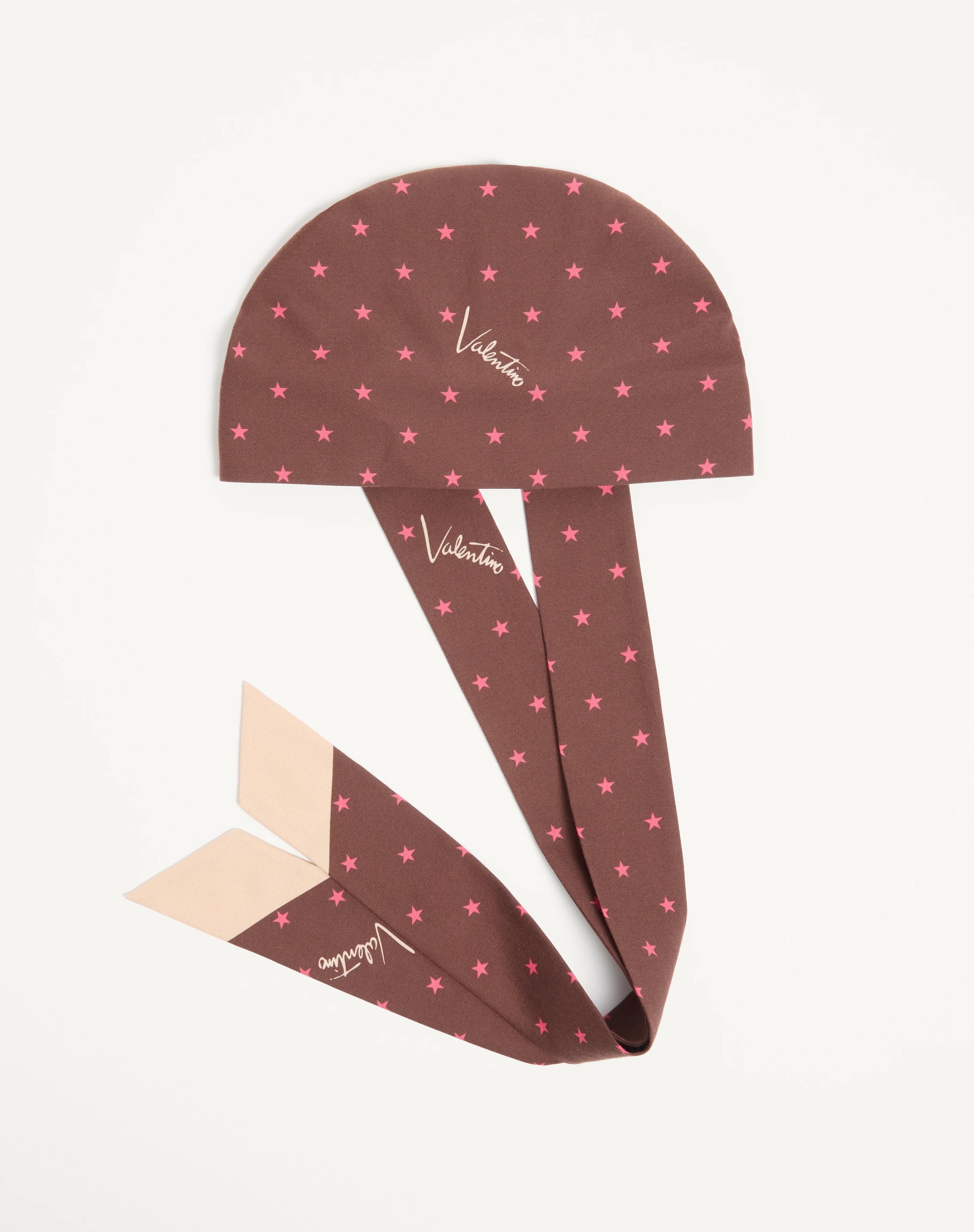STELLINE E FIRMA STARRY SILK AND COTTON HEADBAND - 1