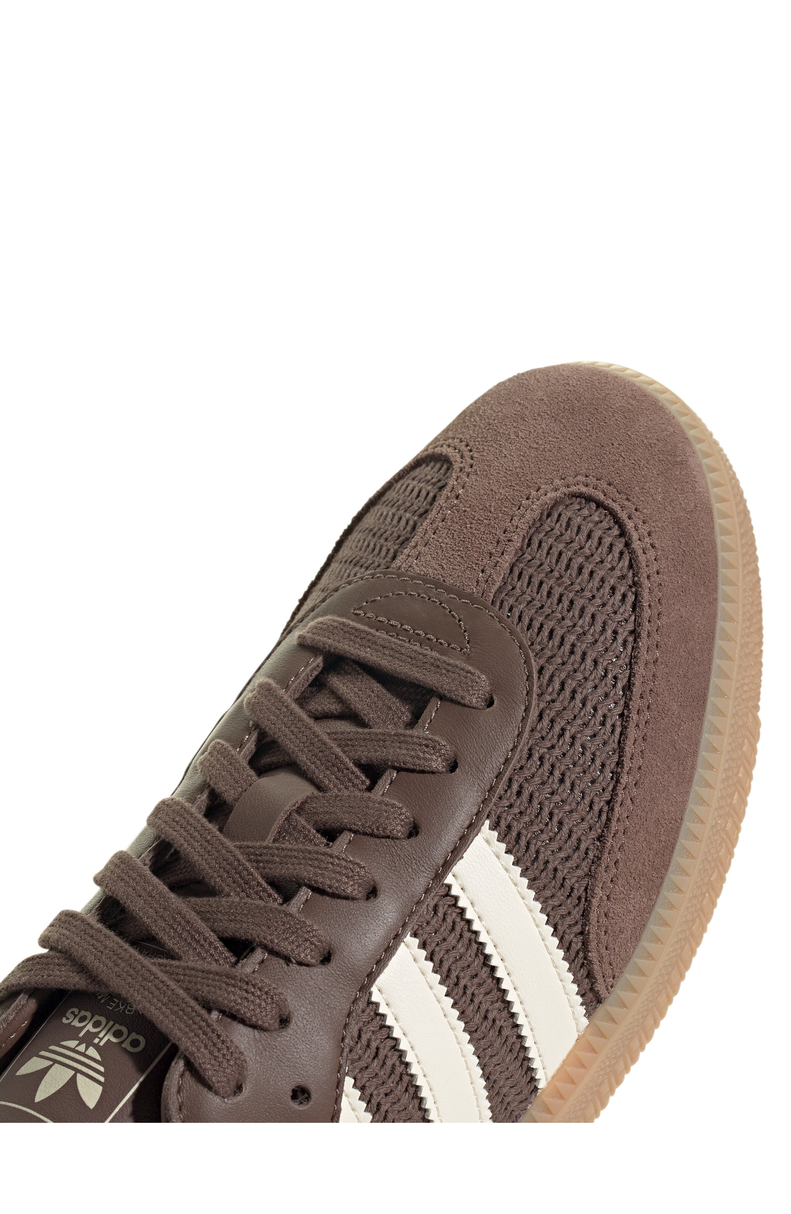 adidas Samba OG Sneaker in Strata/White/Beige at Nordstrom - 6