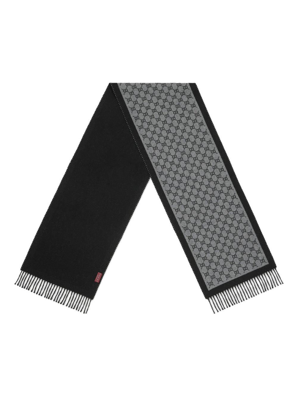 GG jacquard wool scarf - 2