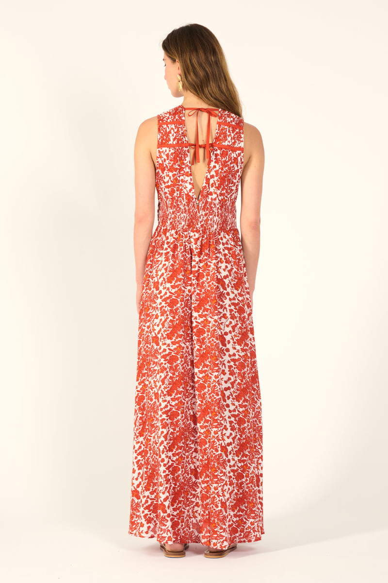Long Dress Chiara - Paprika Aquaflora 6