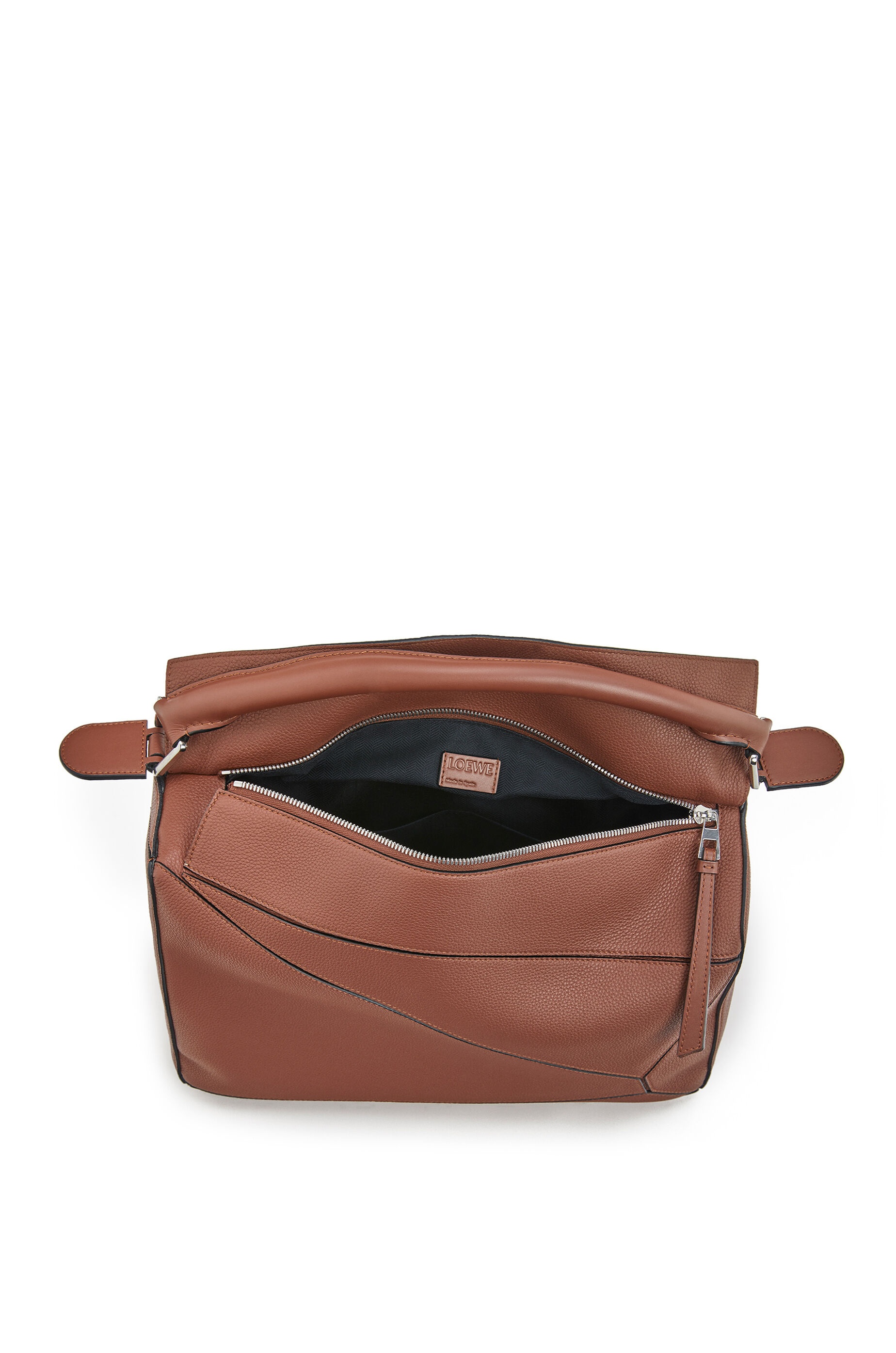 Large Puzzle bag in soft grained calfskin - 7
