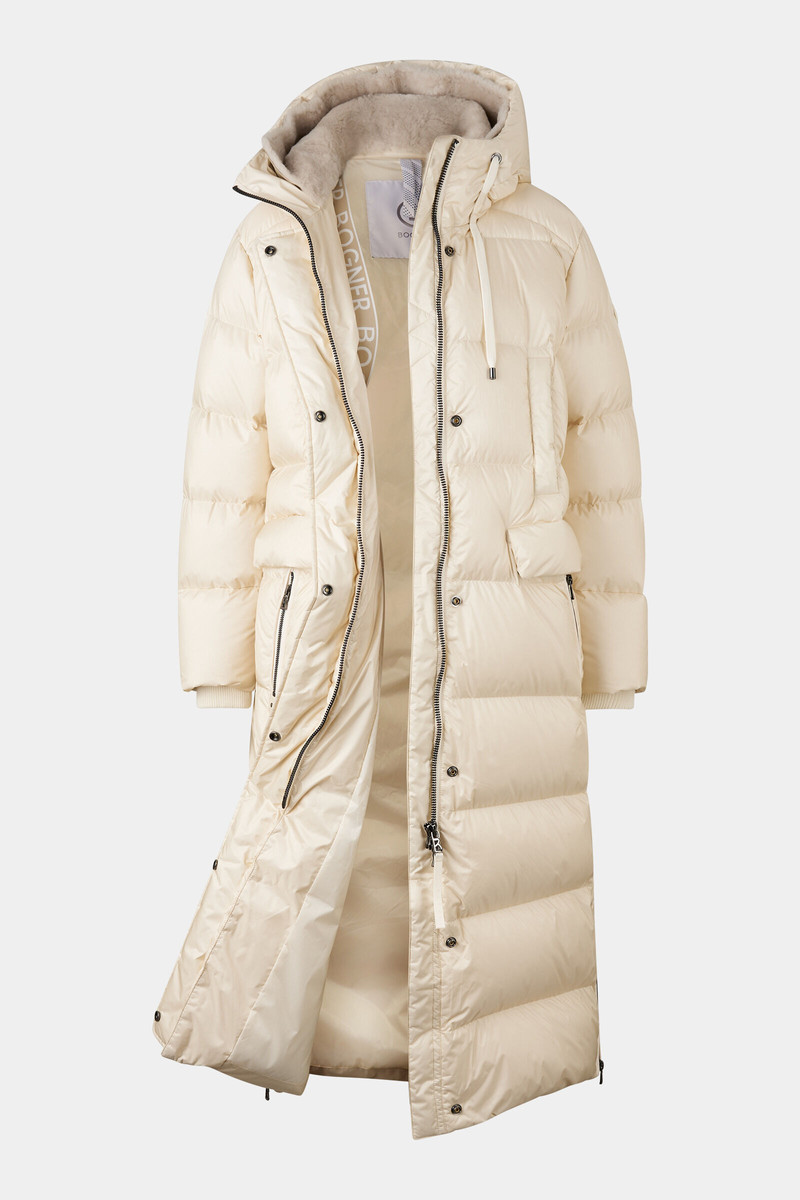 Jonna down coat in Cream 10