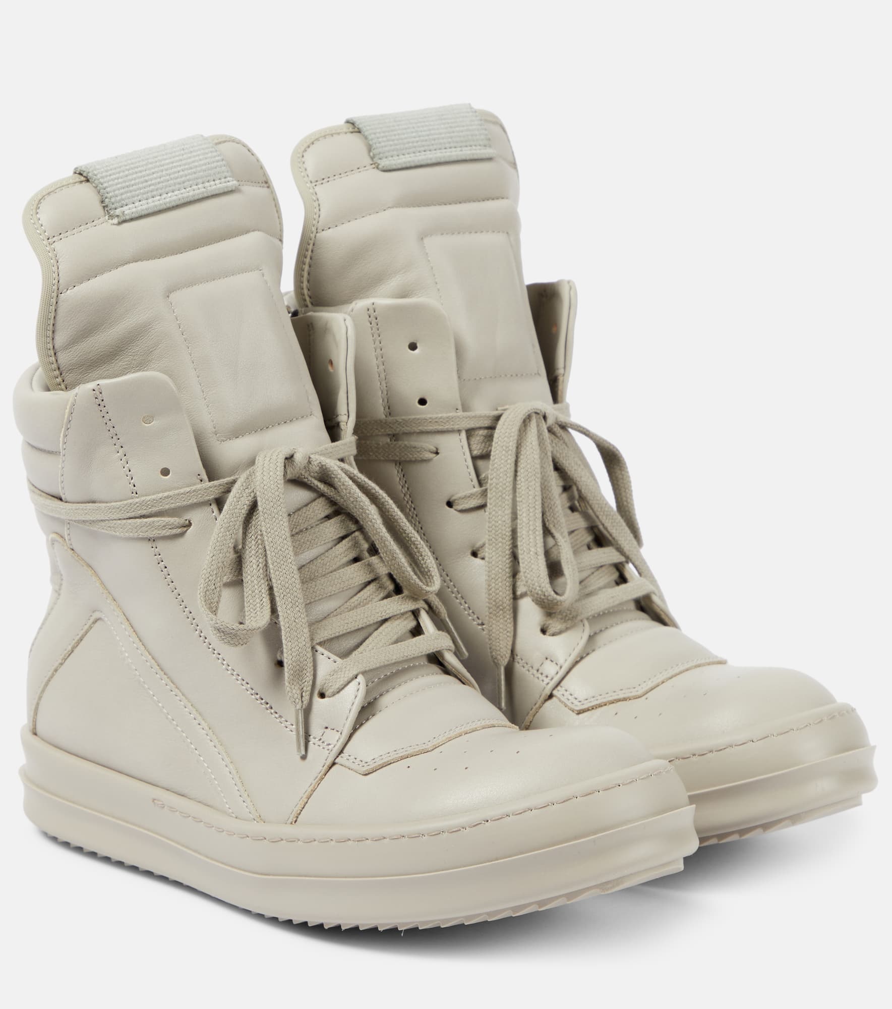 Geobasket leather high-top sneakers - 1