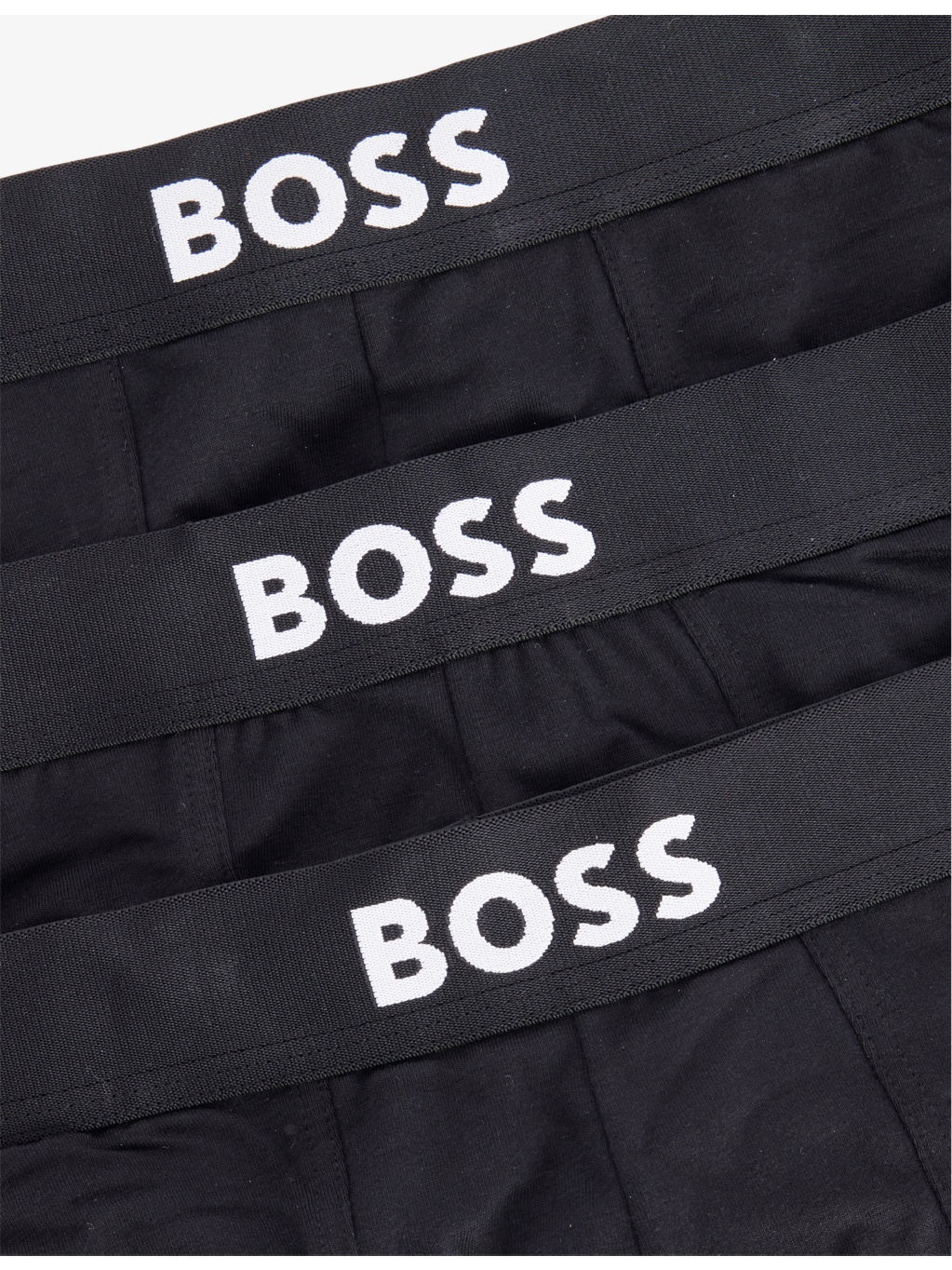 BOSS ONE x David Beckham Logo-Waistband Pack of Three Stretch-Cotton Boxers - 5