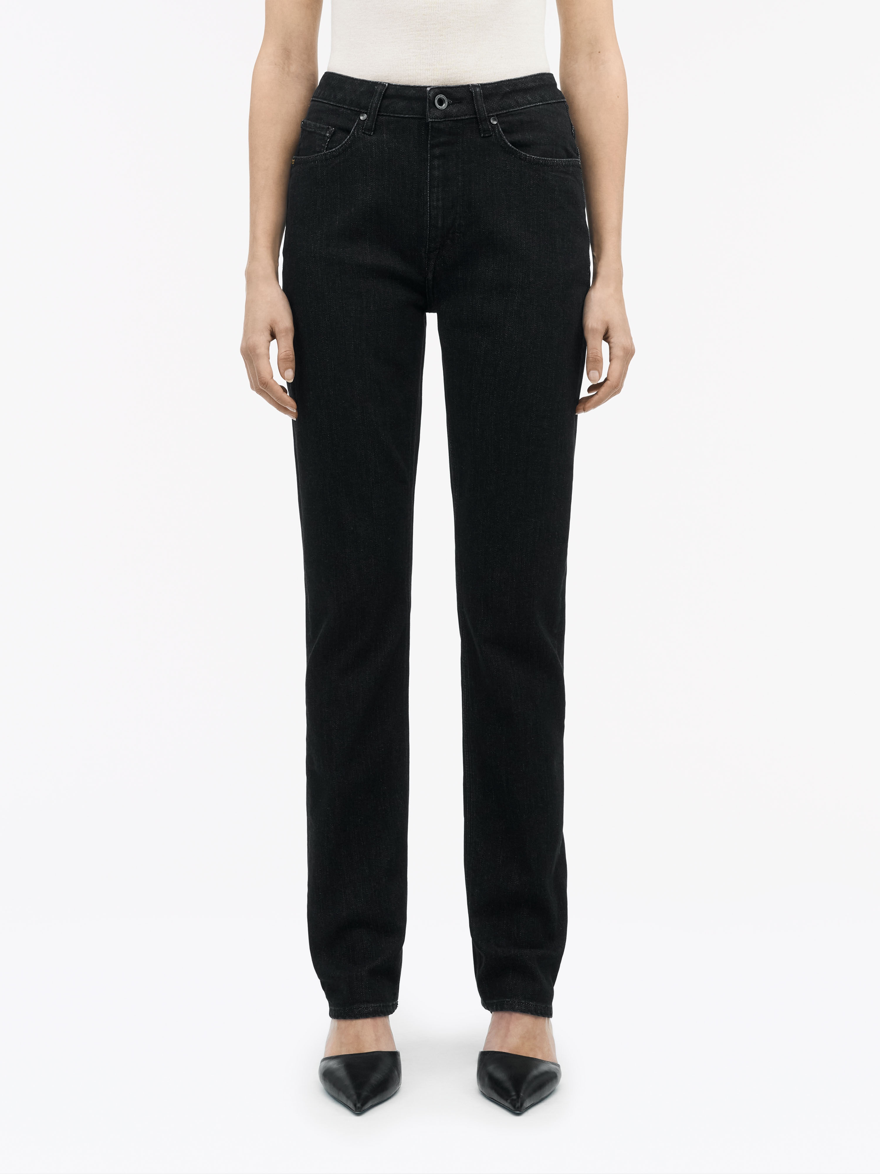 Maggie Slim Straight Jeans - 4