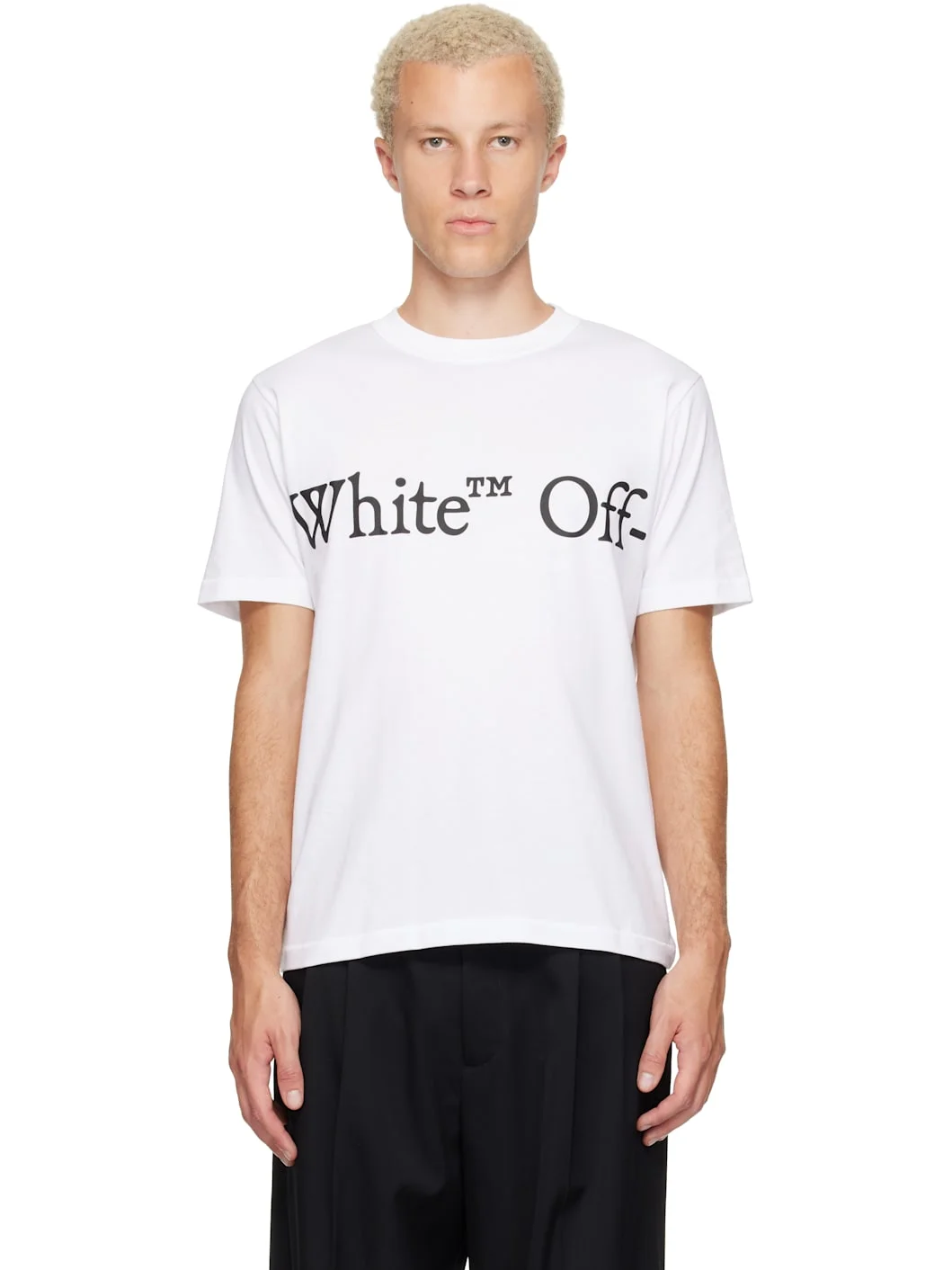 White Bookish Scarf Regular T-shirt - 1