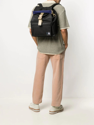 Lanvin foldover buckled backpack outlook