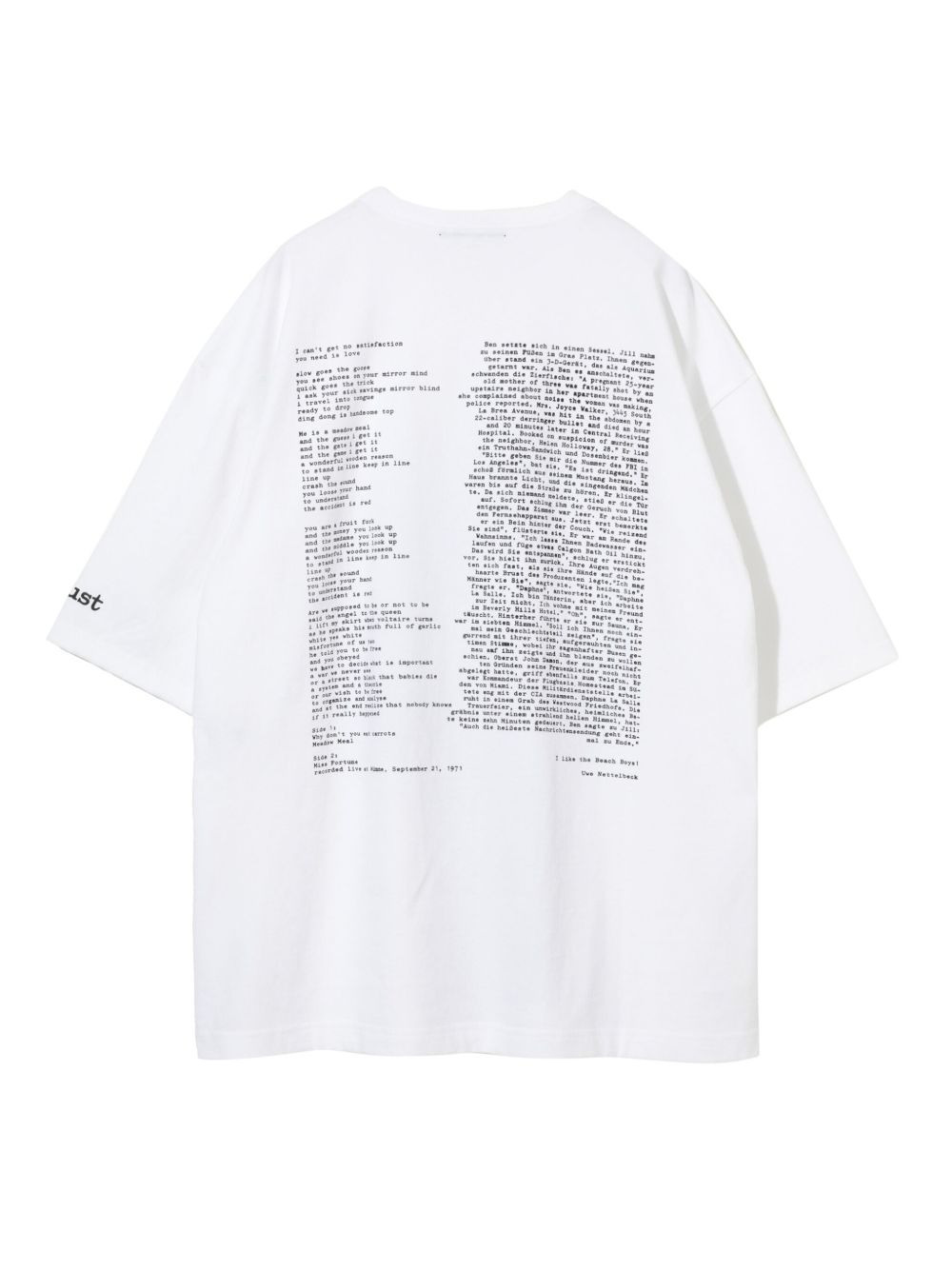 hand-print graphic cotton T-shirt - 3