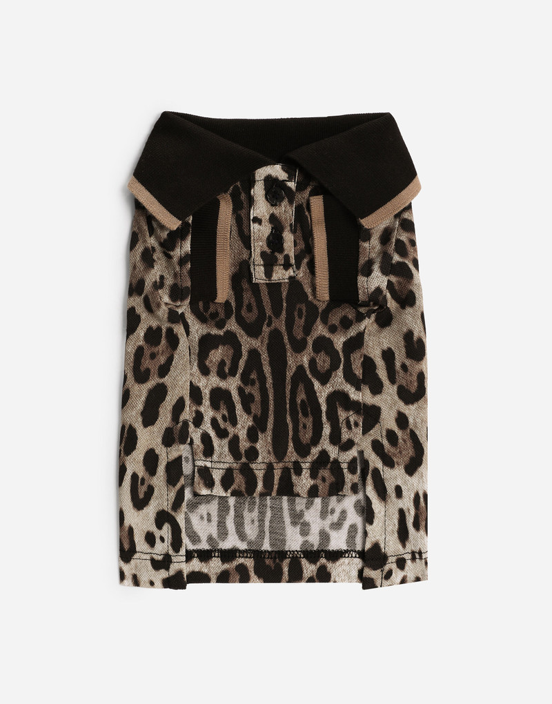 Dolce & Gabbana Cotton dog polo shirt outlook