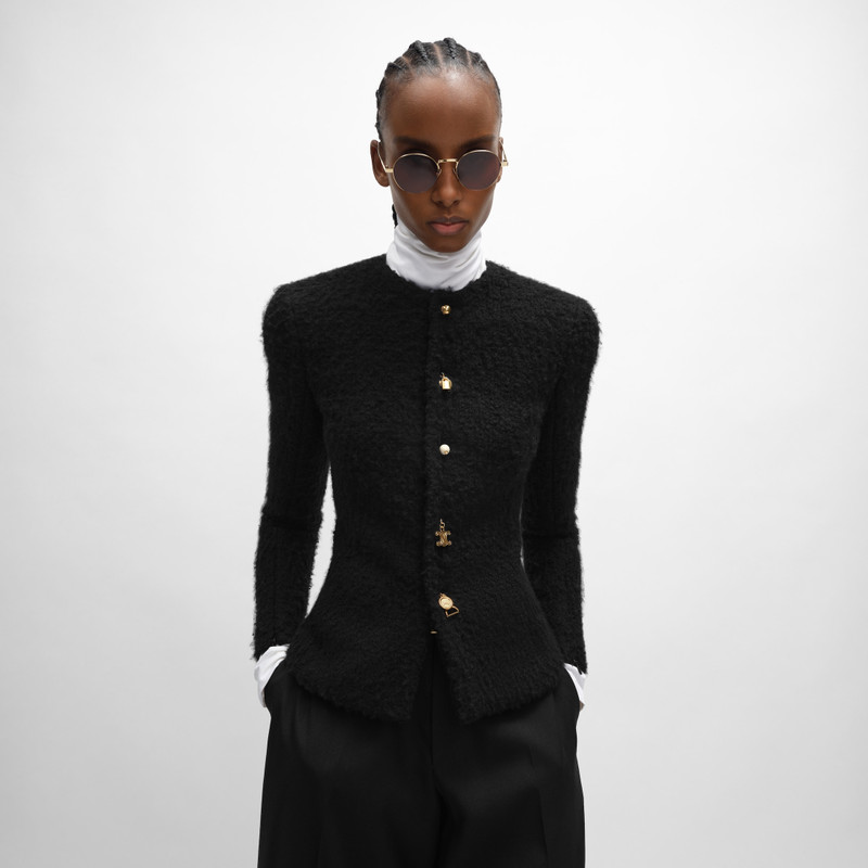CELINE jacket IN cashmere and wool natté outlook