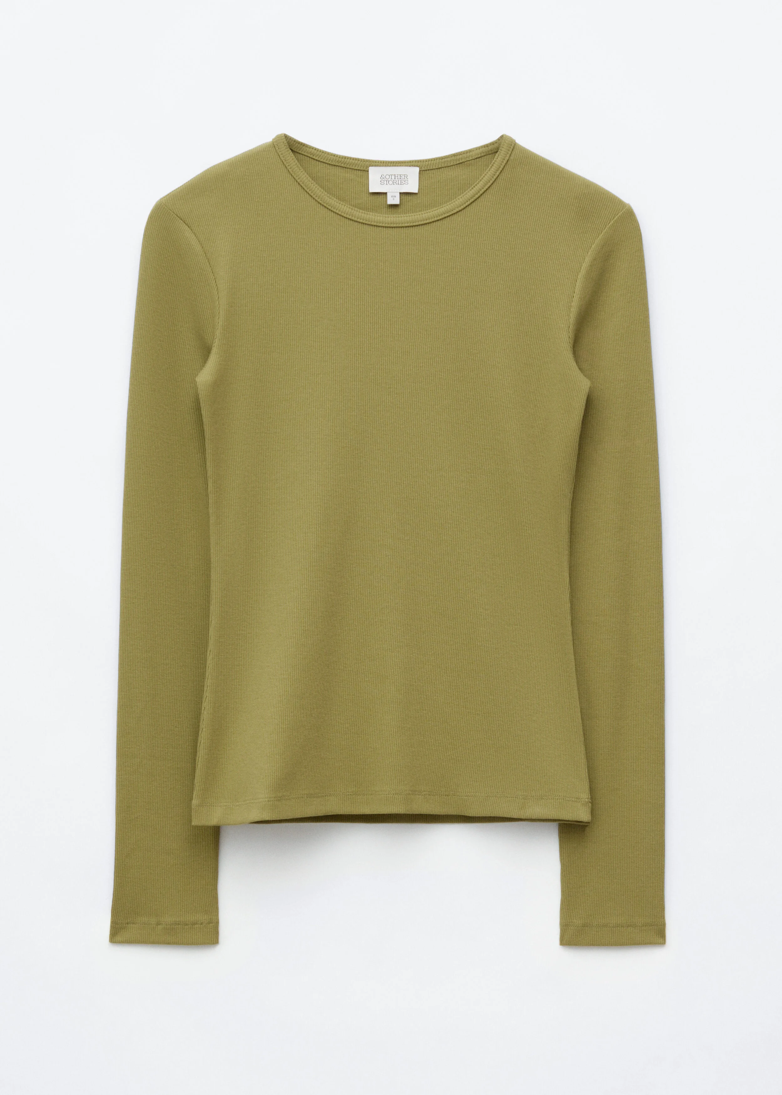 Ribbed Long-Sleeve Top - 1