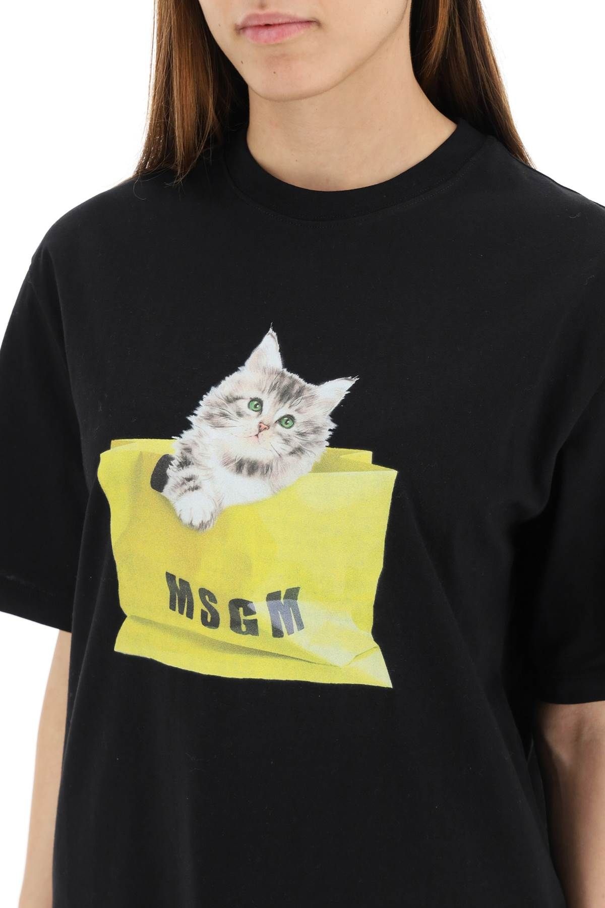 CAT LOG BAG T-SHIRT - 5