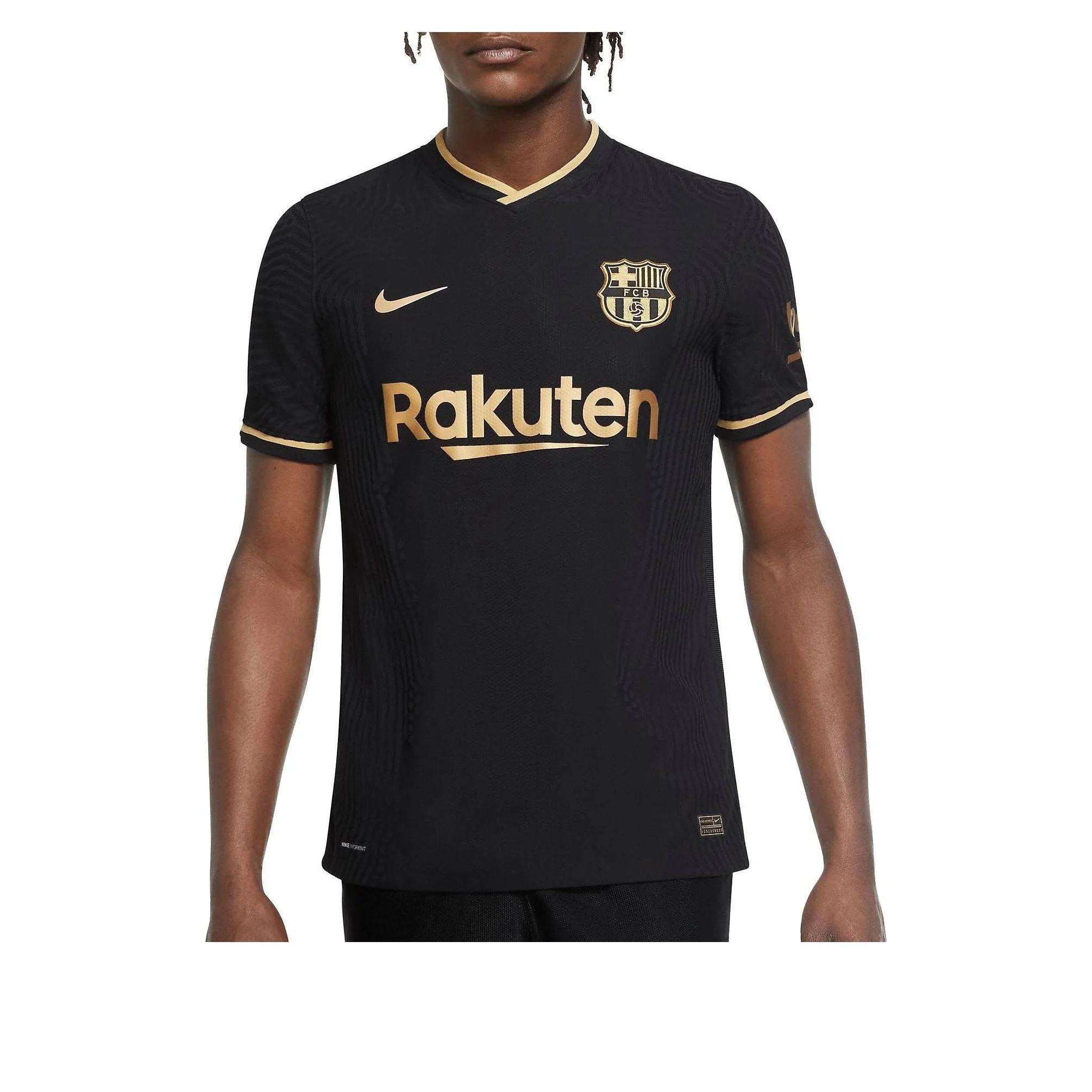 Nike FC Barcelona 20/21 Vaporknit Match Away Jersey 'Black Gold' CD4184-011 - 1