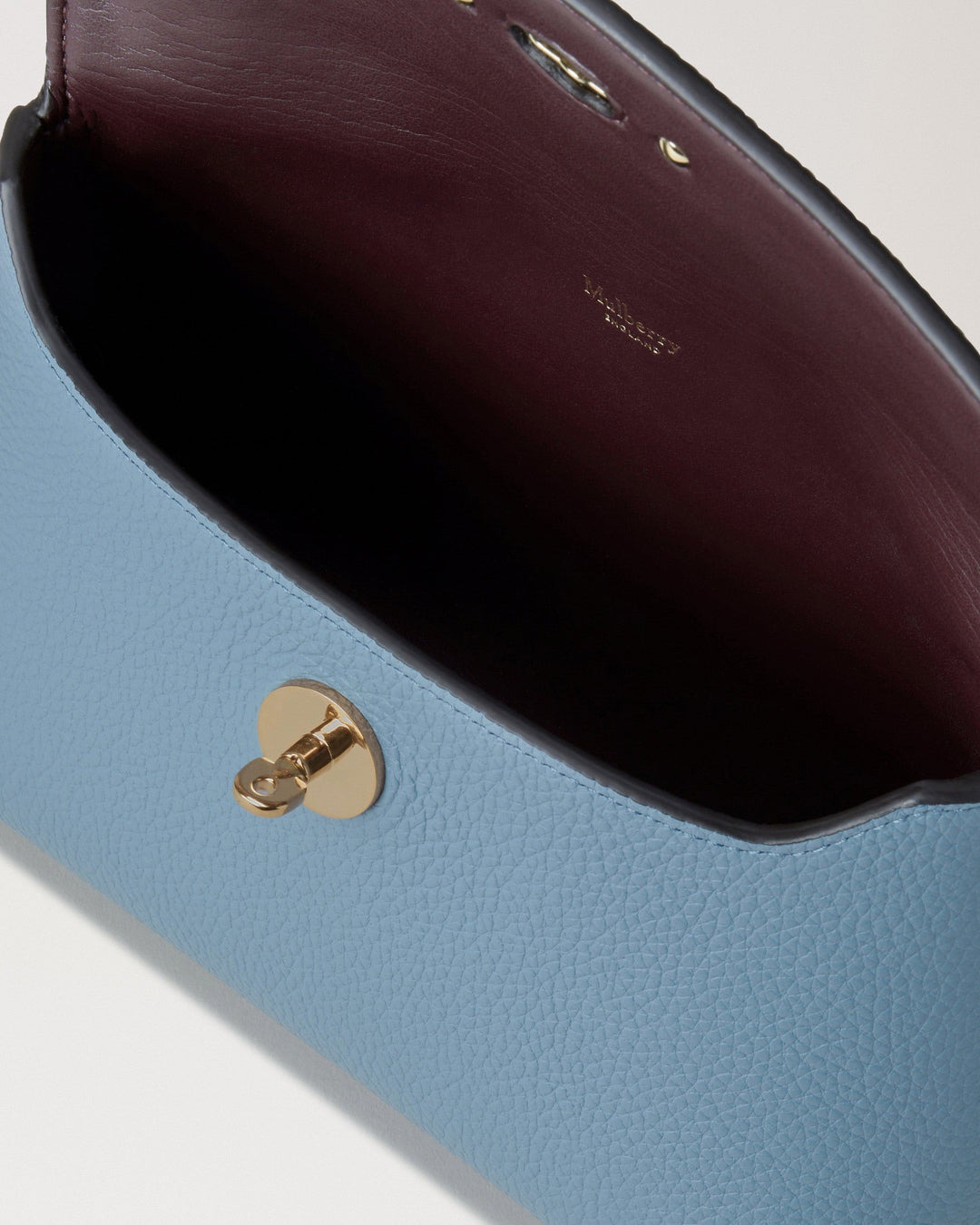 Darley Cosmetic Pouch Brighton Blue Small Classic Grain - 4