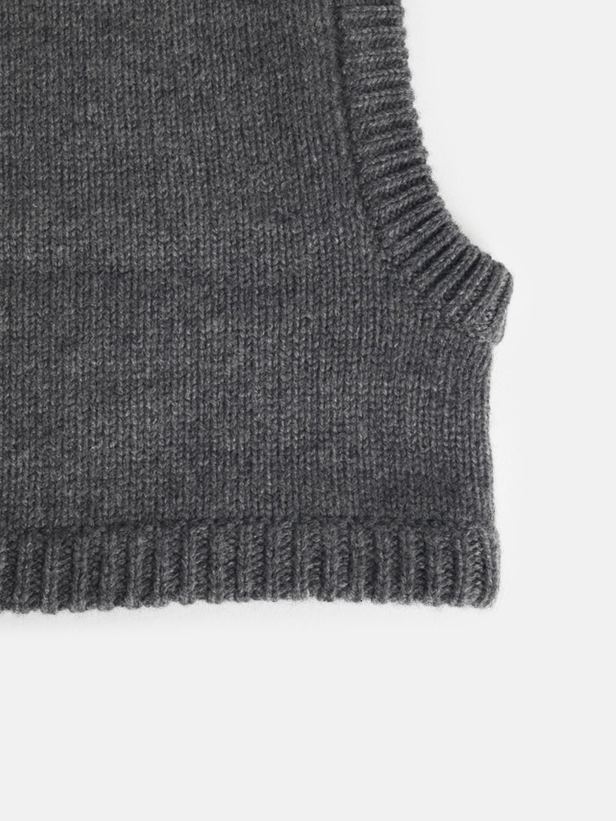 'ASTRI' GRAPHITE CASHMERE BALACLAVA - 3