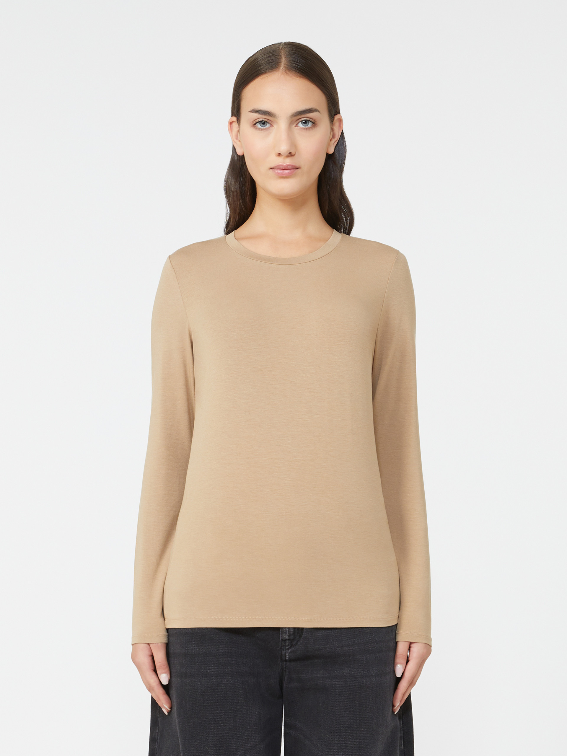 MULTIE Stretch jersey basic T-shirt - 3