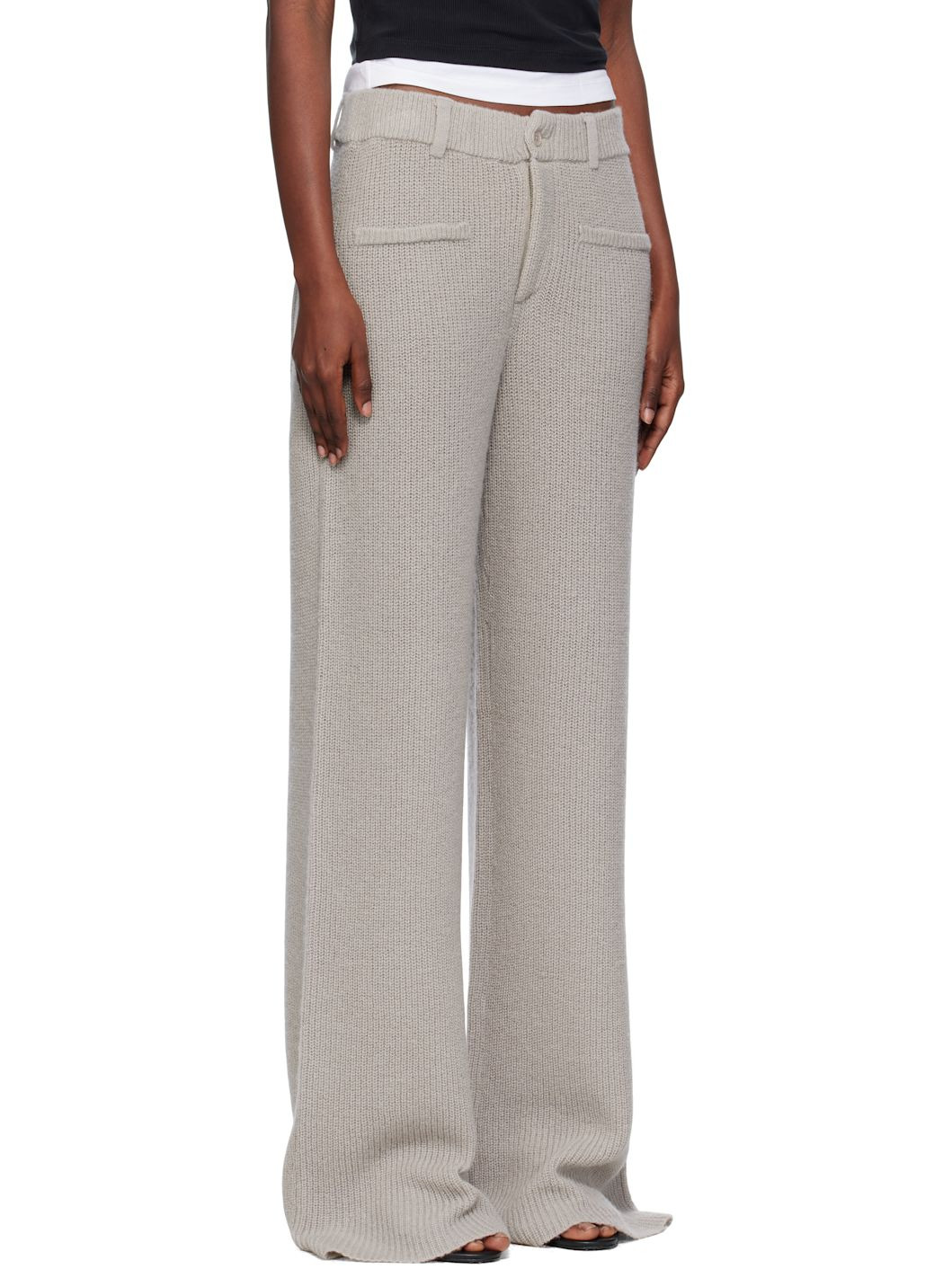 Gray Ele Trousers - 2