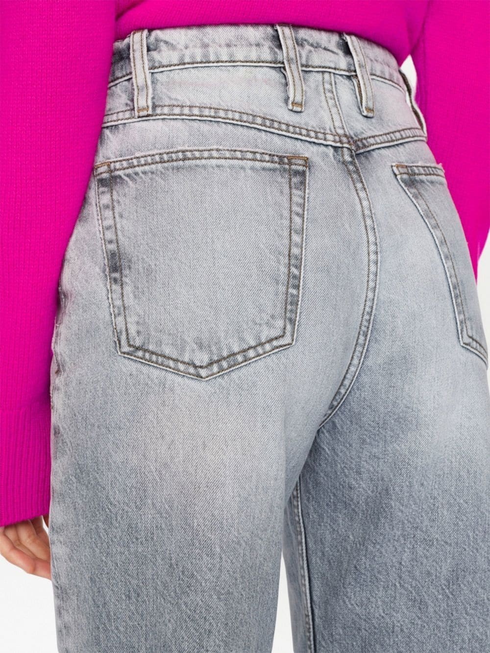 mid-rise straight jeans - 6