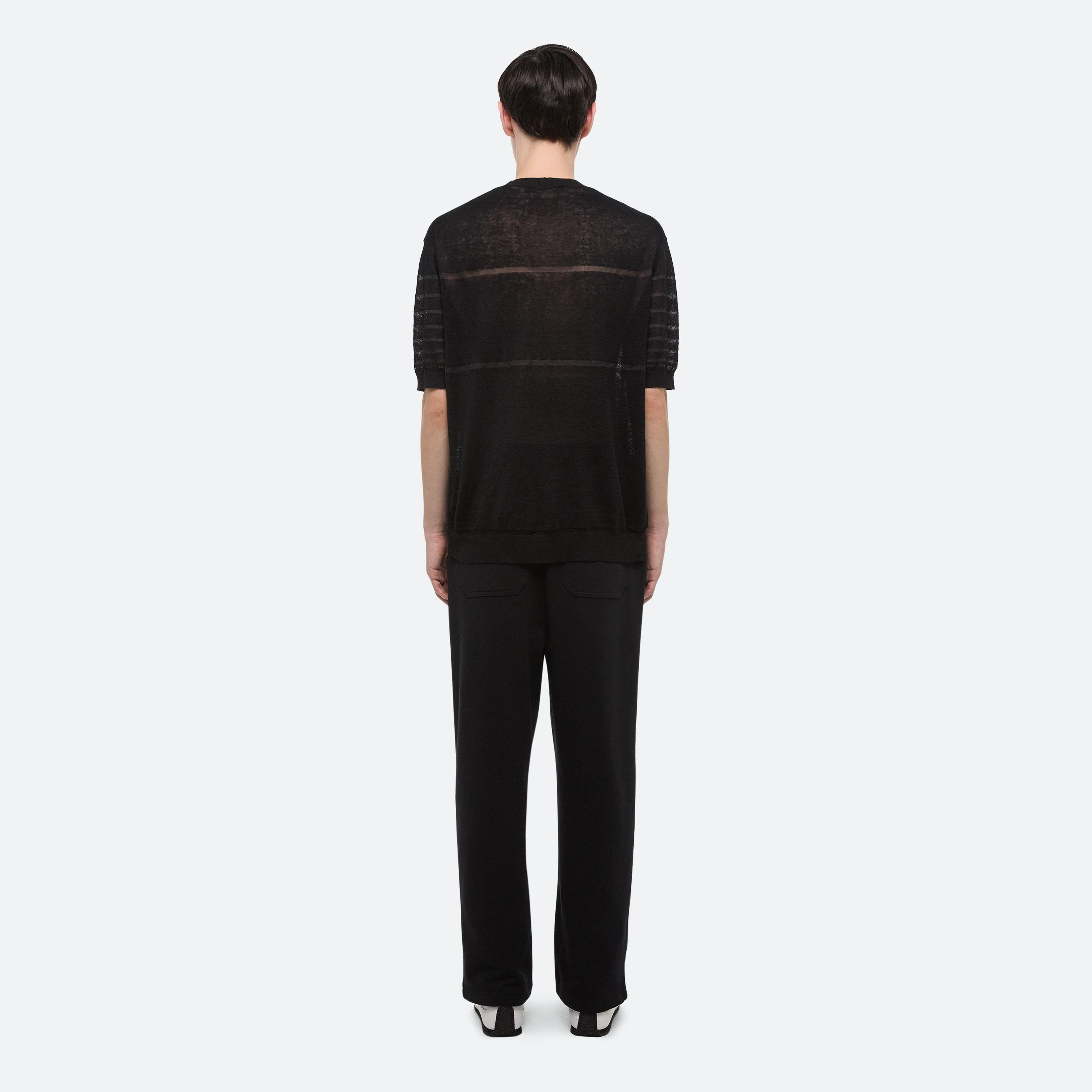 SHEER STRIPE TEE - 5