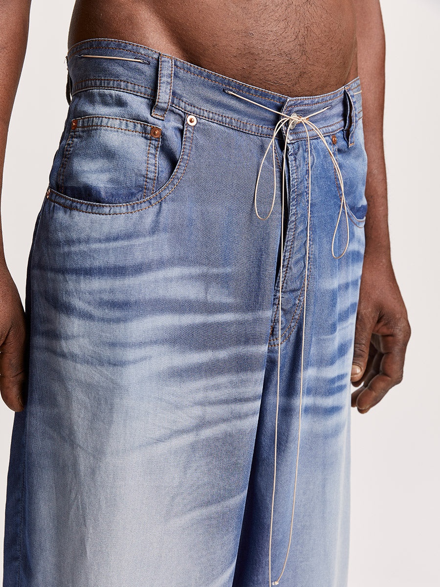 Officina Pijama Pants Indigo - 4