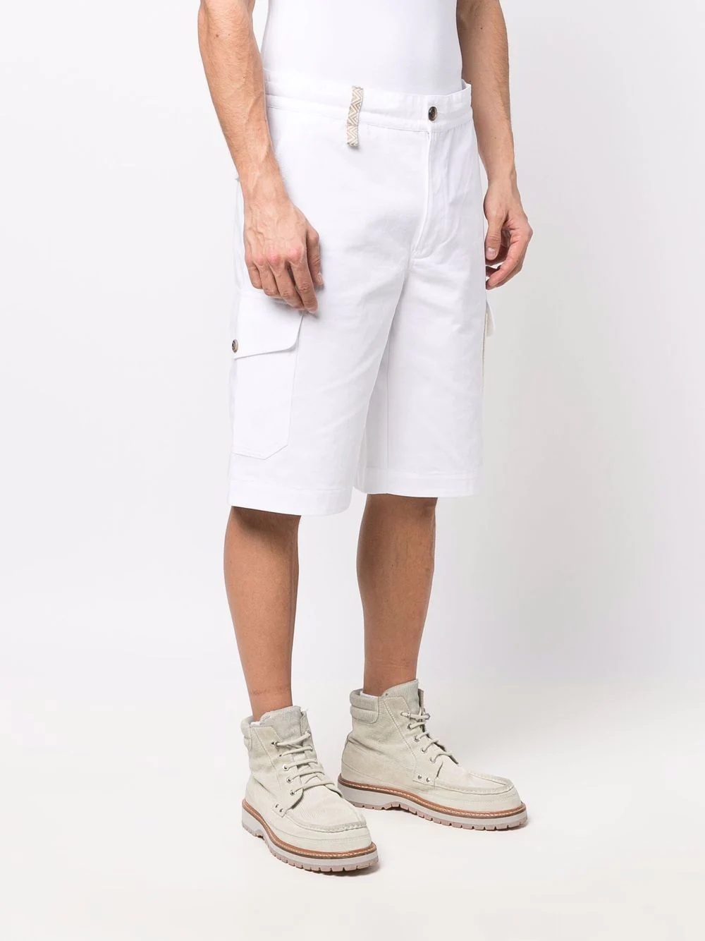 knee-length cargo shorts - 3