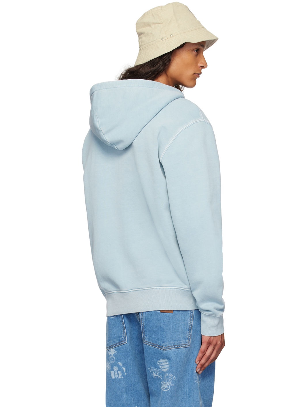 Blue Duster Script Hoodie - 3