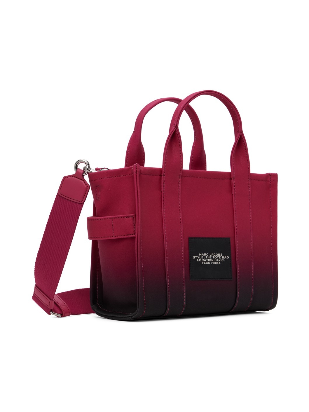 Pink & Black 'The Ombré Coated Canvas Small' Tote - 3