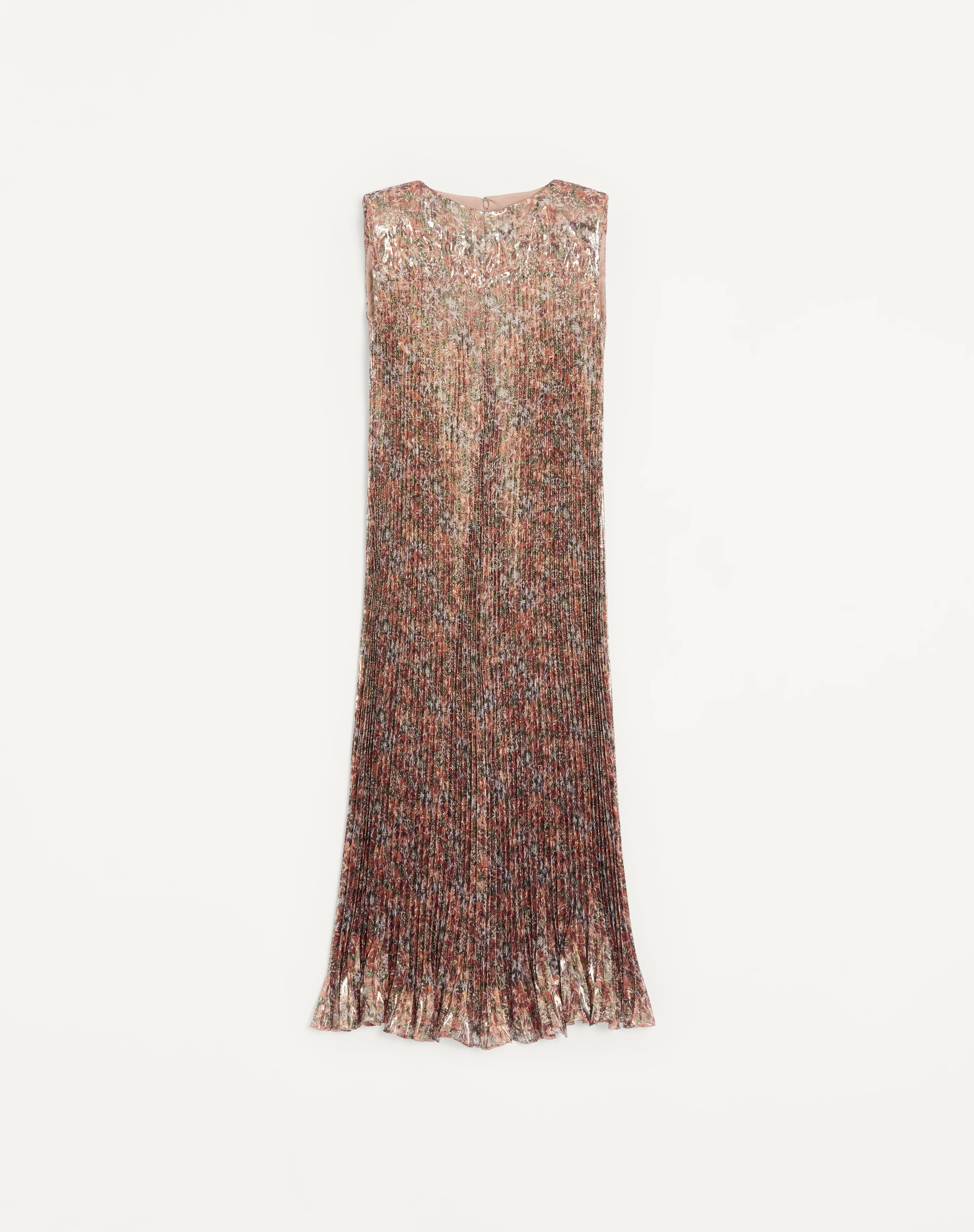 MIDI DRESS IN MILLEFIORI ALLOVER FLOWERISM LUREX - 1