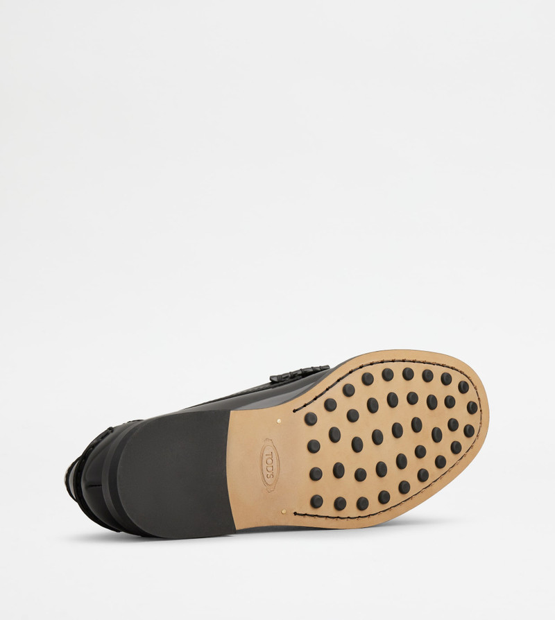 LOAFERS IN LEATHER - BLACK 5