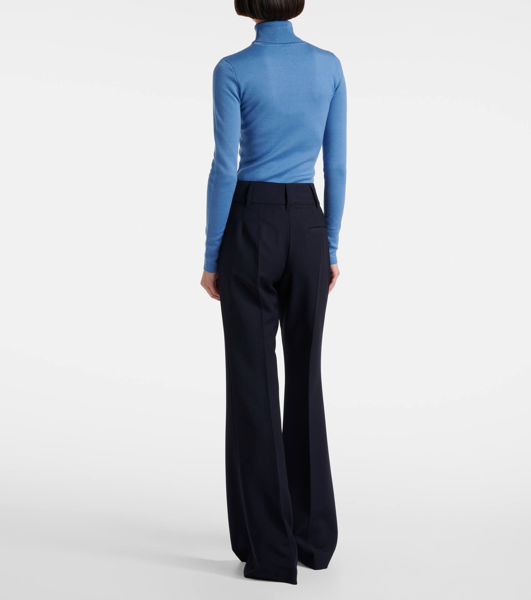 Rhein wool flared pants - 3
