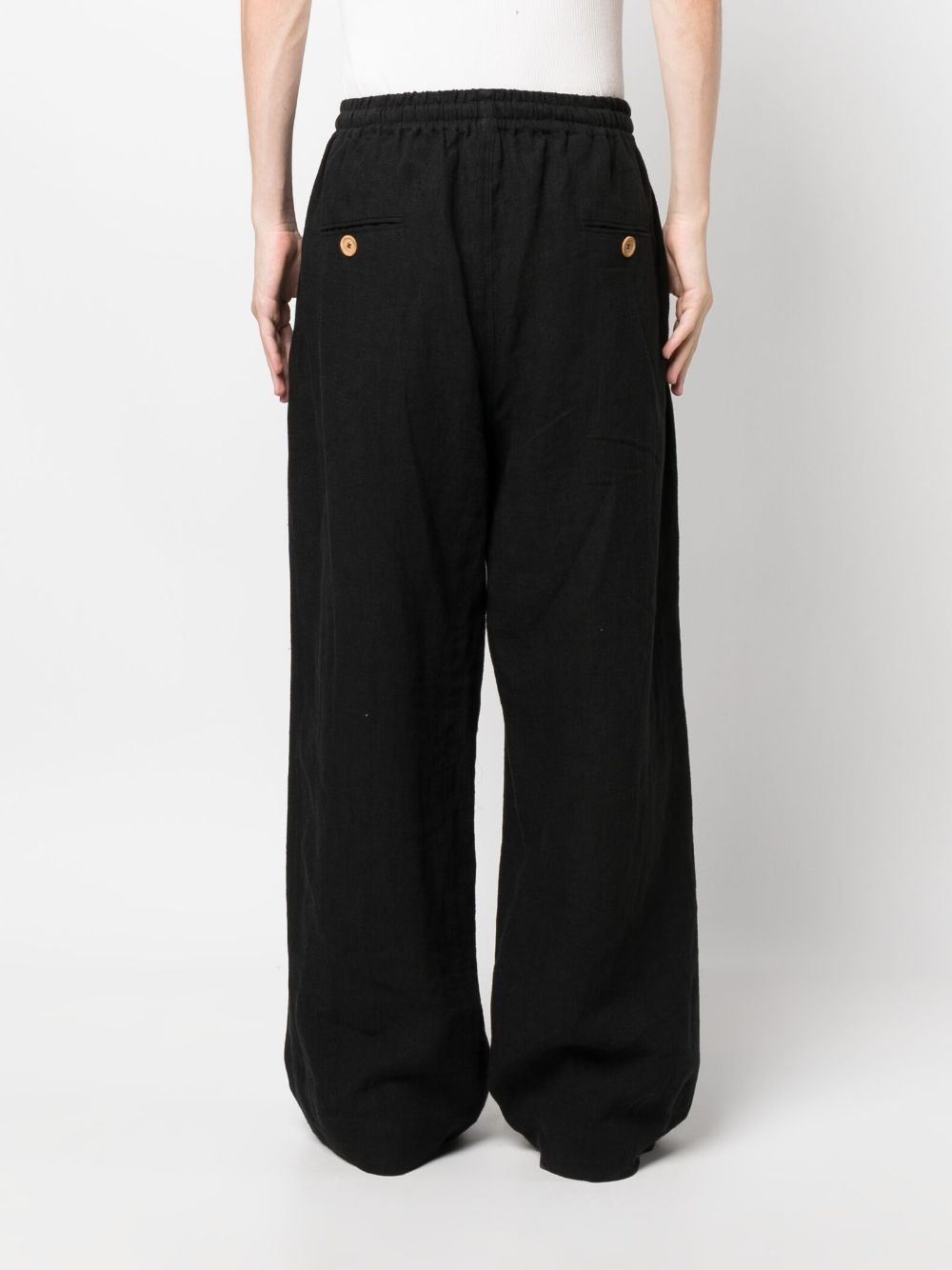 mid-rise wid-leg trousers - 4