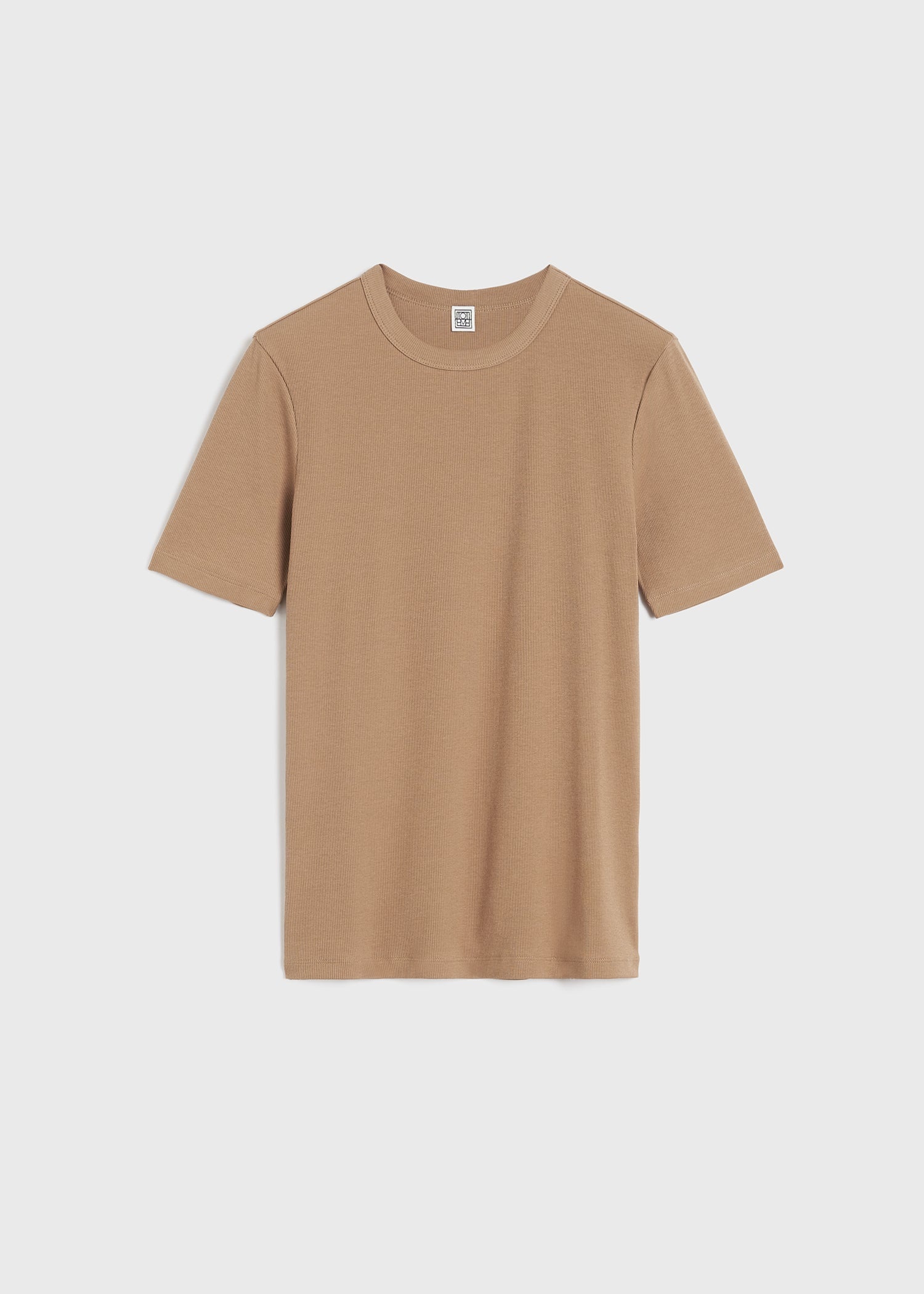 Classic rib tee caramel - 1