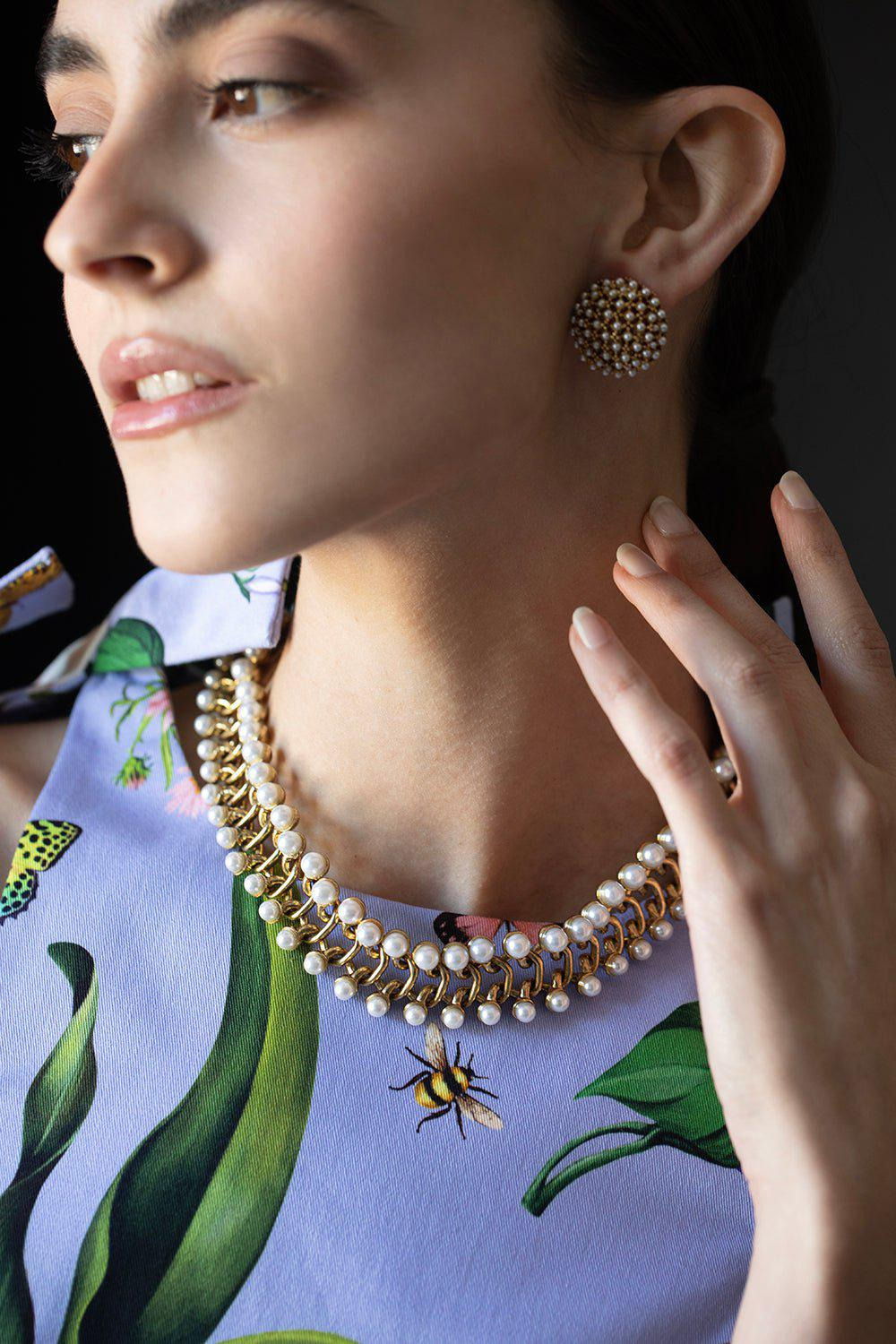 Pearl Small Link Necklace - 3
