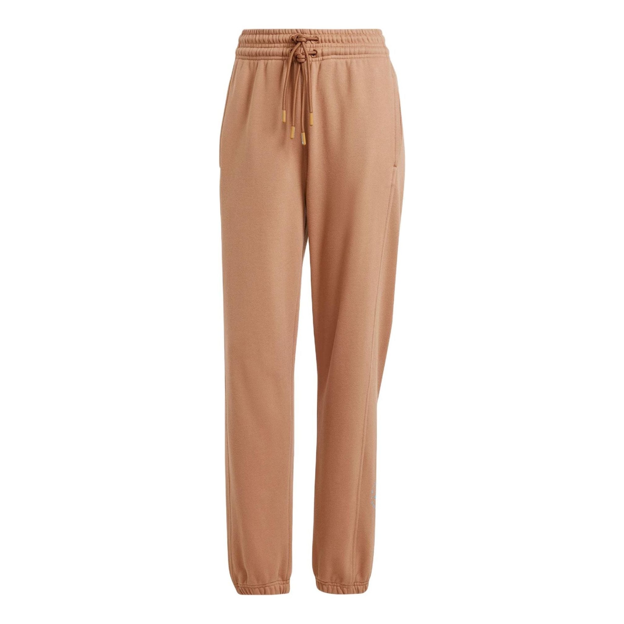 (WMNS) adidas by Stella McCartney Regular Sweat Pants 'Brown' IU0875 - 1