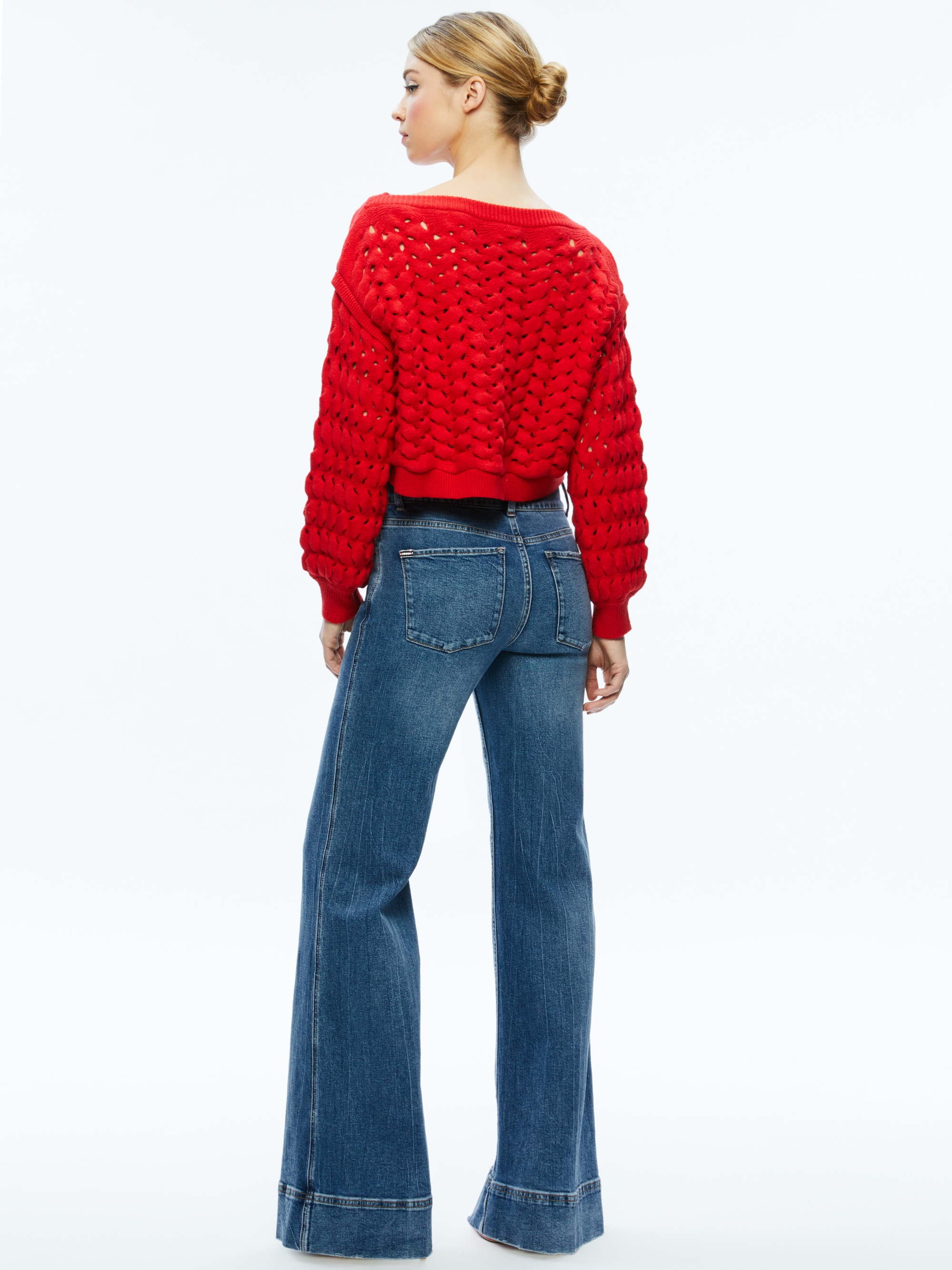 ALLENE CABLE KNIT CREWNECK - 2