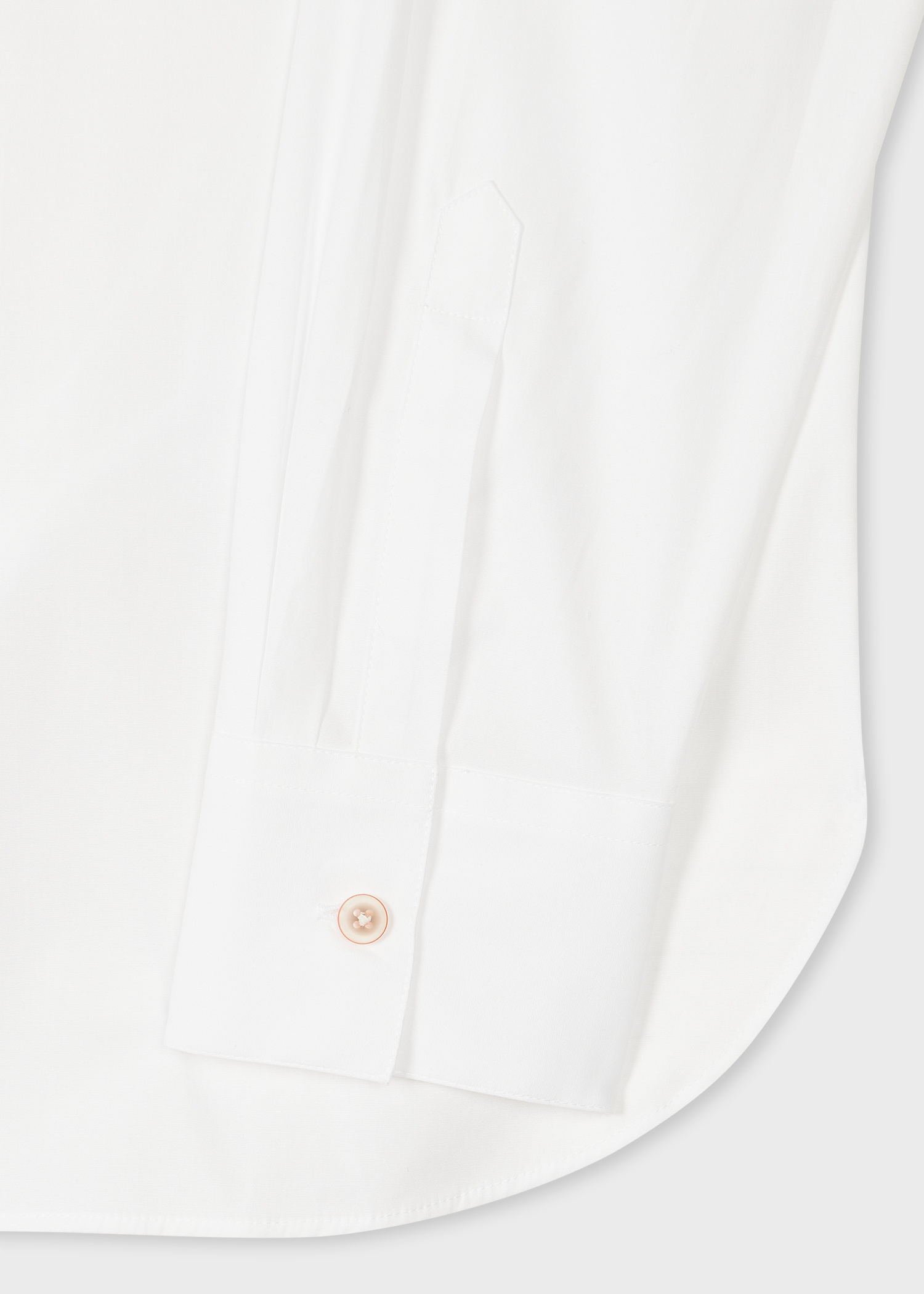 Women's White Relaxed-Fit Coloured Button Shirt - 2