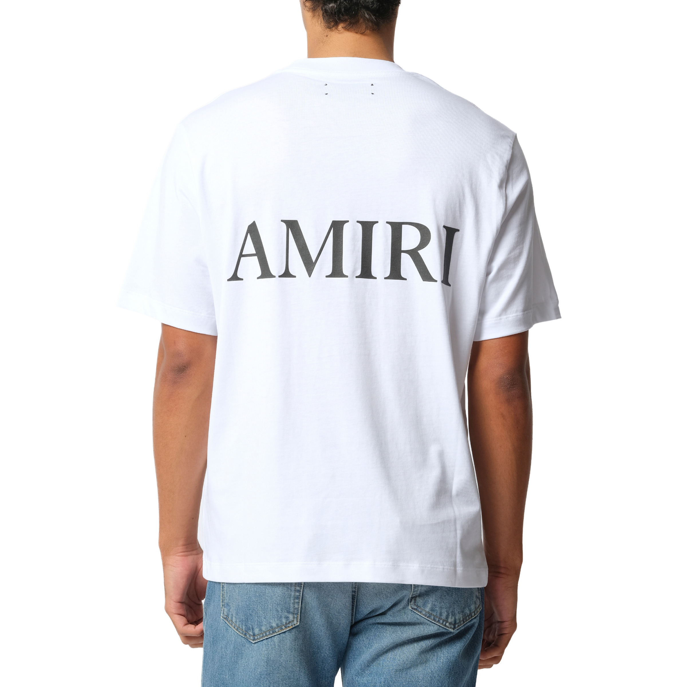 MA Core Logo T-Shirt in White/Black - 6