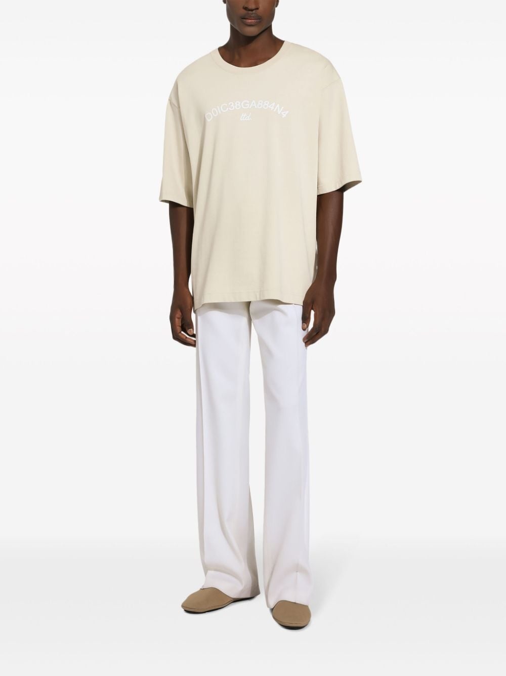 logo-print cotton T-shirt - 2