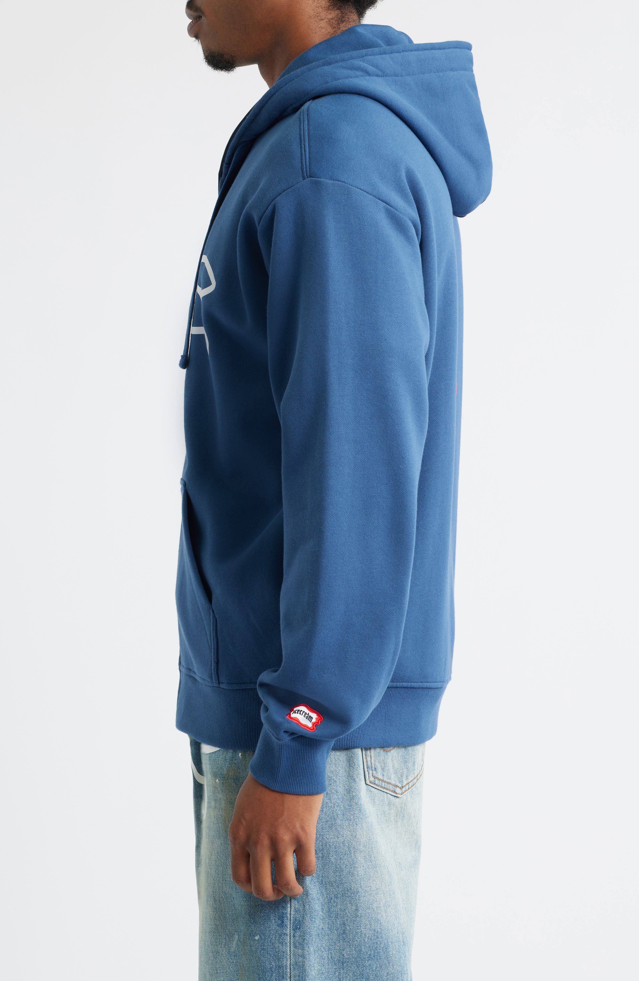 ICECREAM Scanner Graphic Zip Hoodie in Sargasso S at Nordstrom - 3