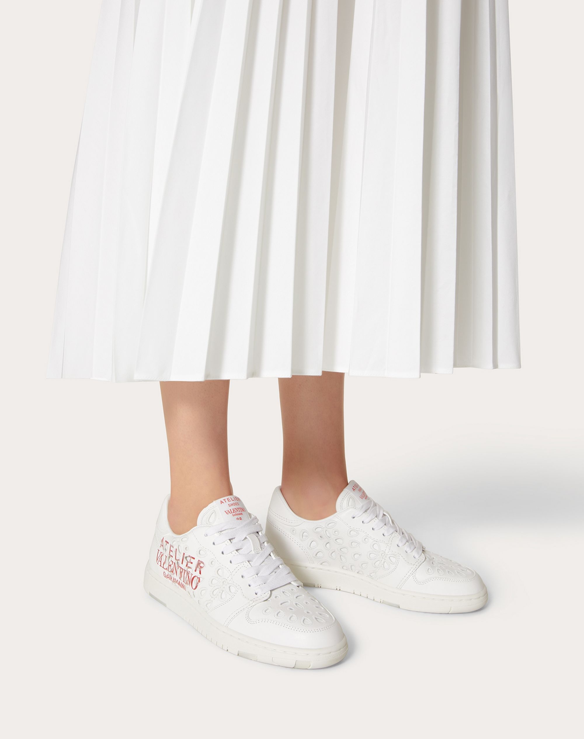 VALENTINO GARAVANI ATELIER SHOES 08 SAN GALLO EDITION LOW-TOP SNEAKER IN CALFSKIN - 6