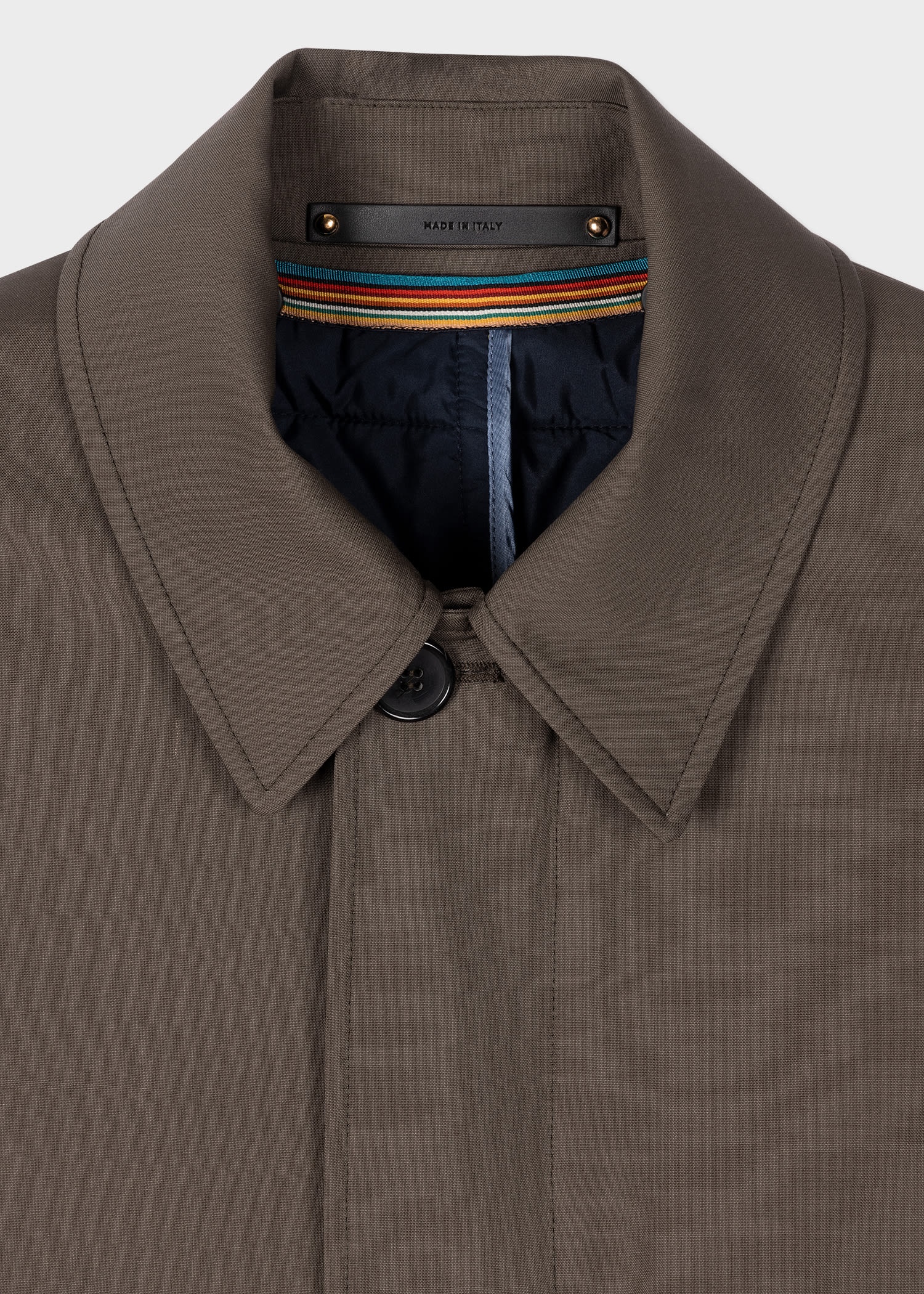 'Storm System' Wool Mac With Detachable Gilet - 4