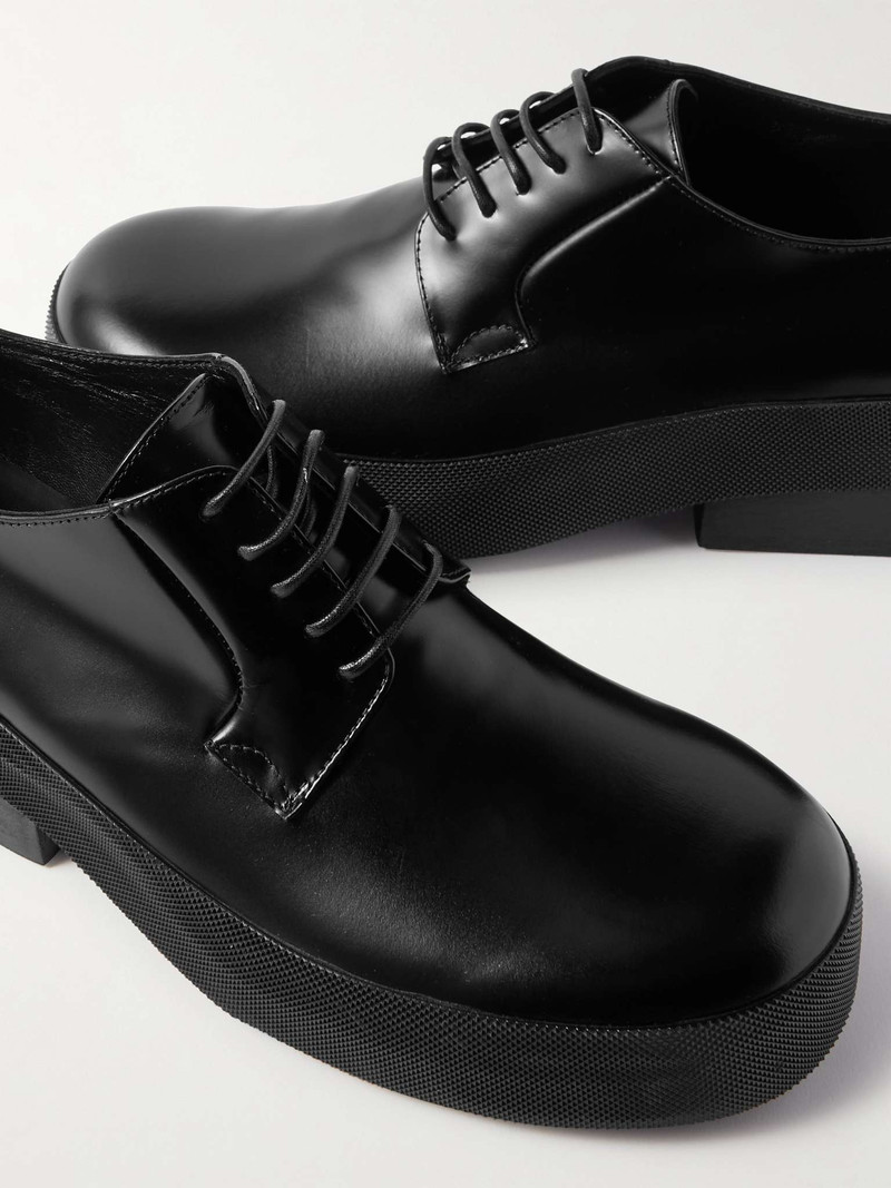 Glossed-Leather Derby Shoes 6