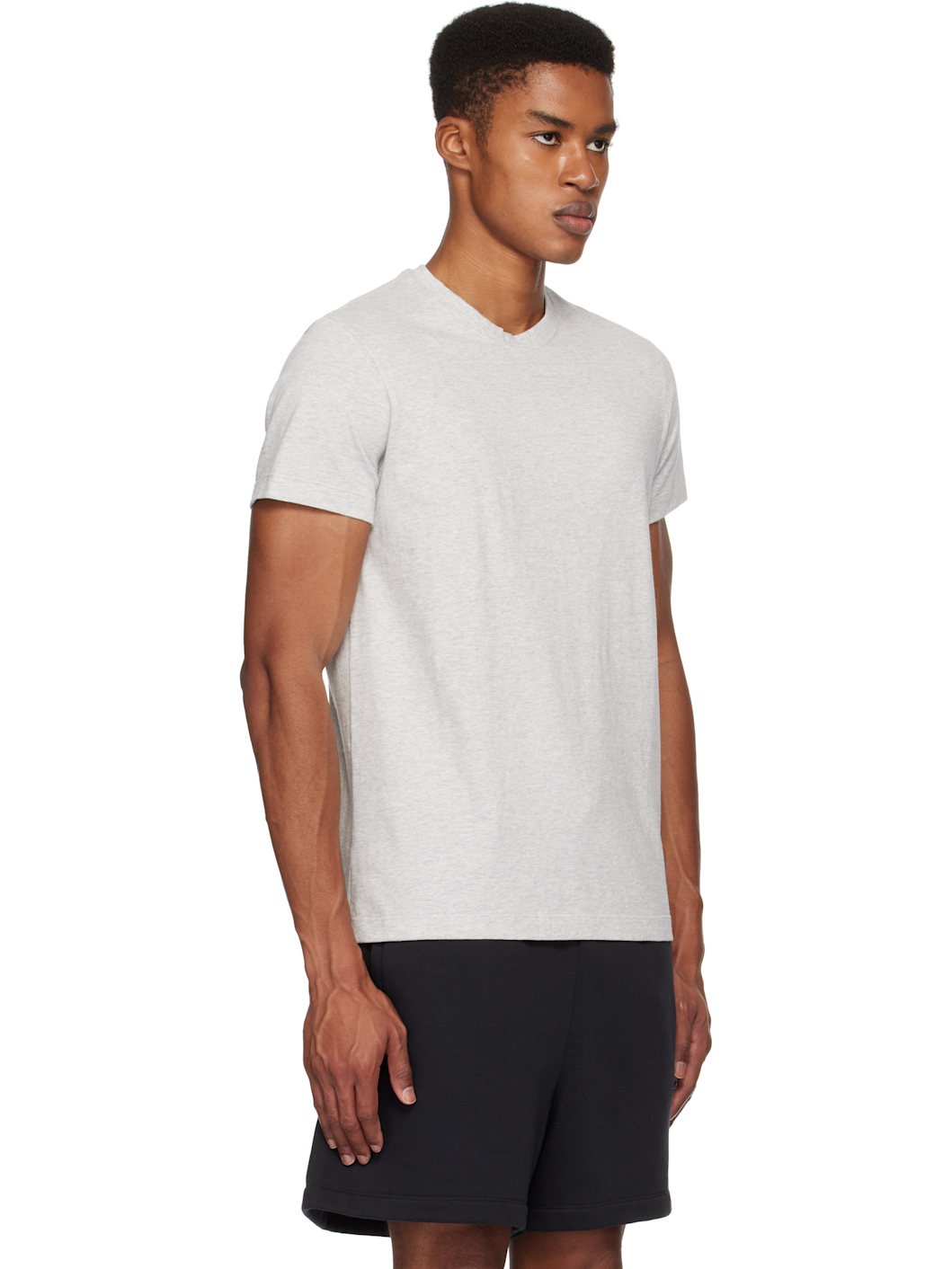Gray SKIMS Cotton Classic T-shirt - 2