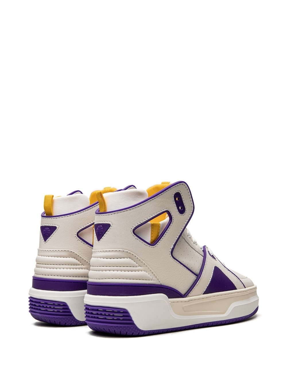 Courtside High leather sneakers - 3