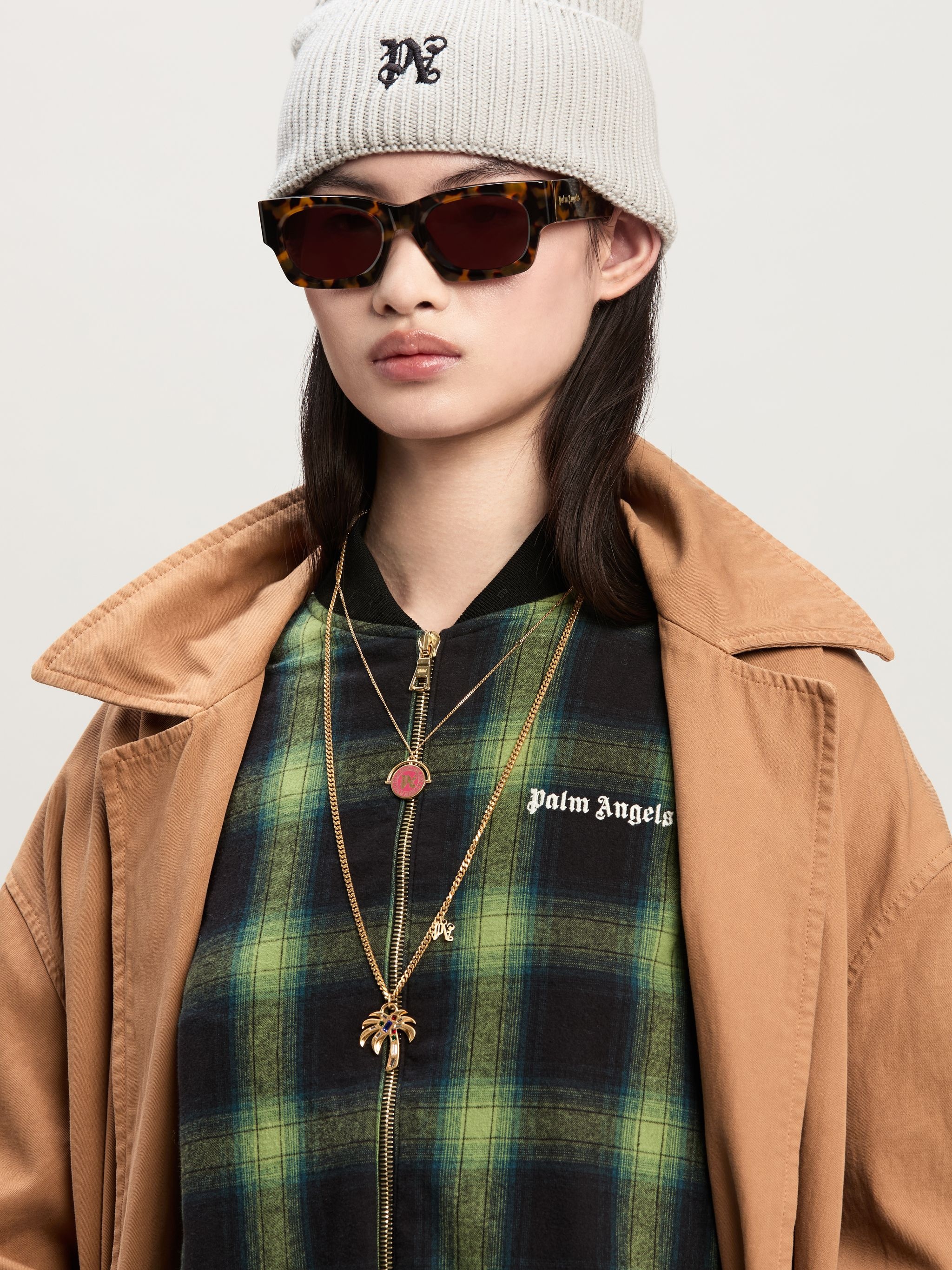 Checked Bomber Jacket - 6
