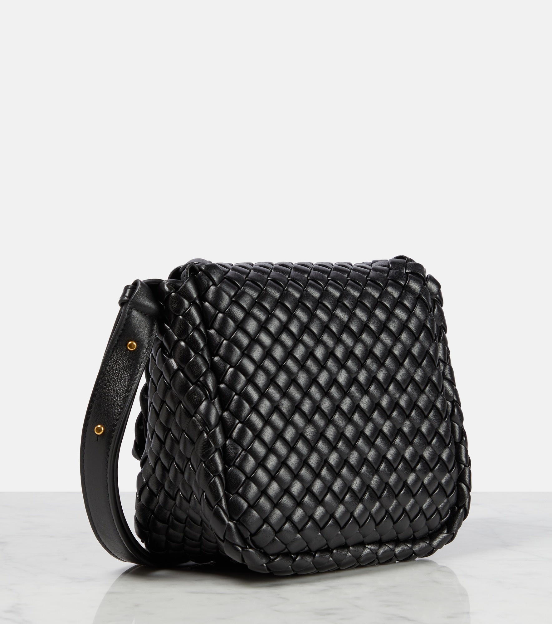 Bottega Veneta Small Intrecciato Napa Bucket Crossbody Bag