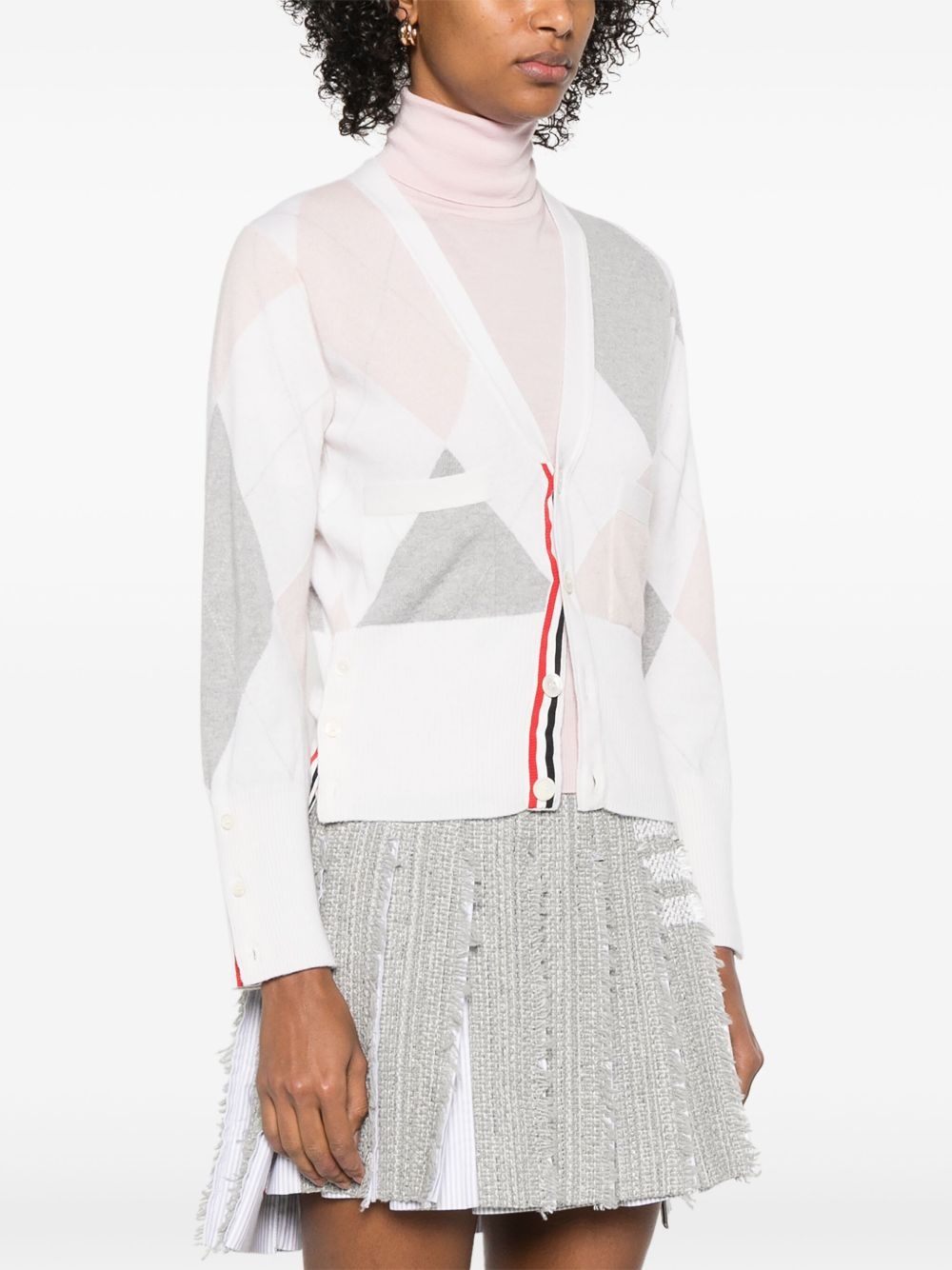 argyle-intarsia cashmere jumper - 3